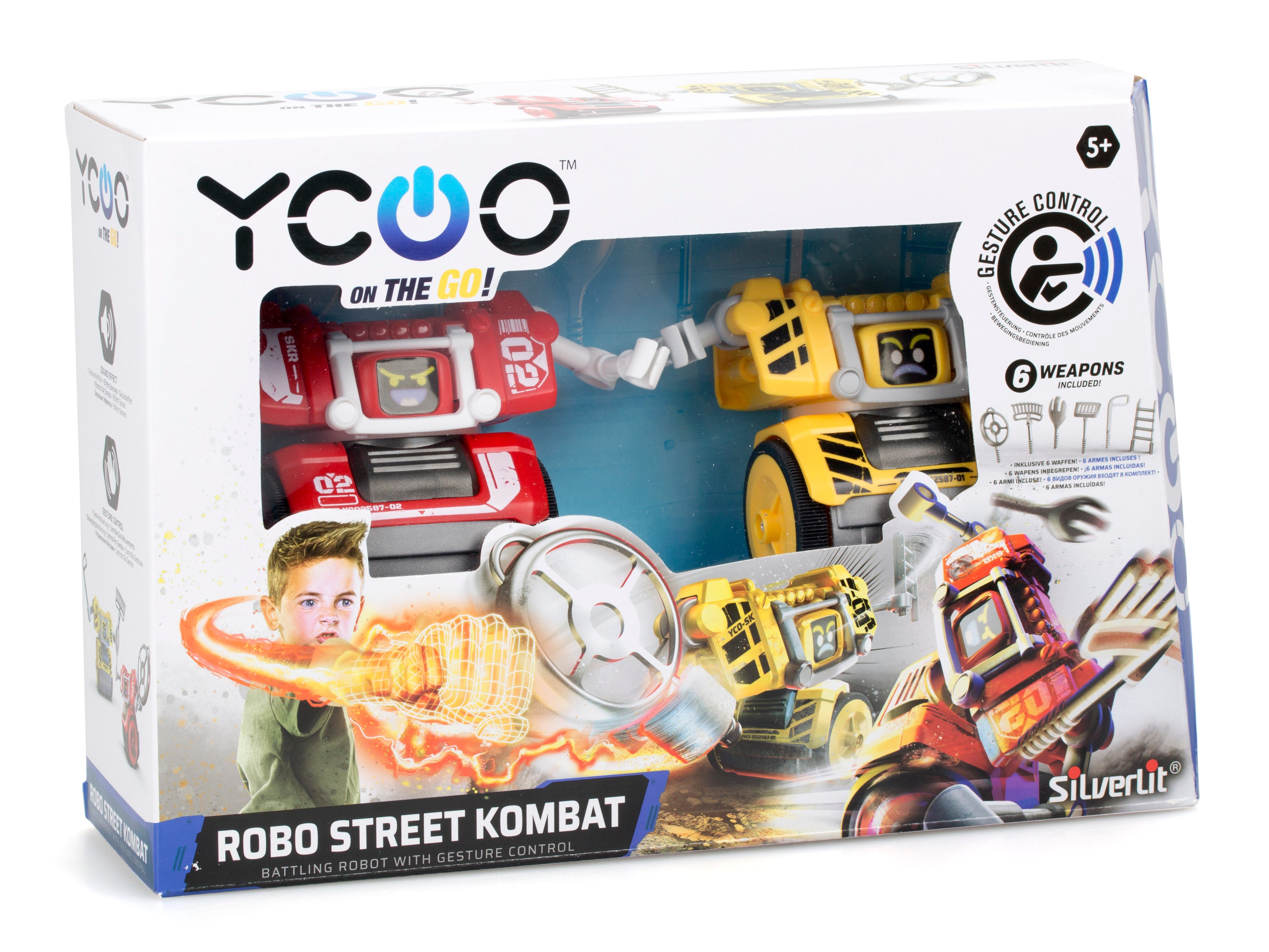 Alternative view of Robo Street Kombat Gesture-Controlled Battling Robot