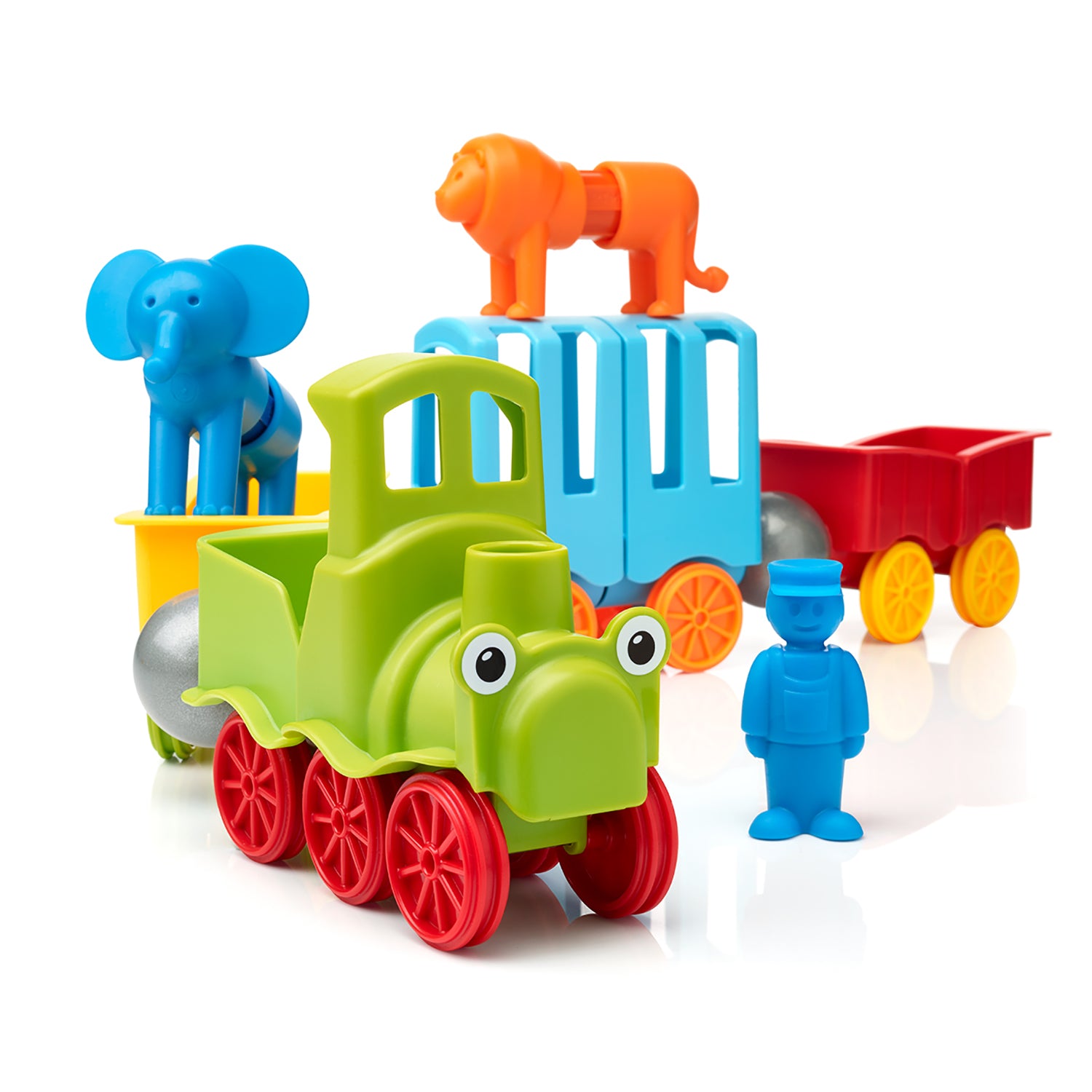 Alternative view of SmartMax My First Animal Train Magnetic Building Set - 22 Pieces