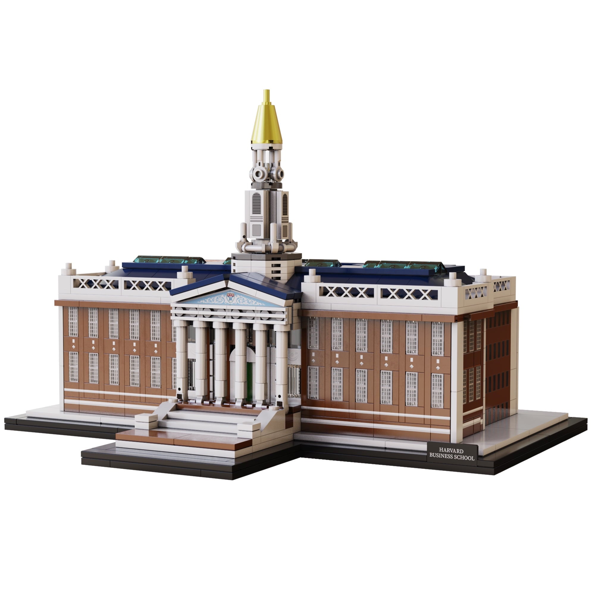 CaDA Harvard Business School Baker Library Building Set