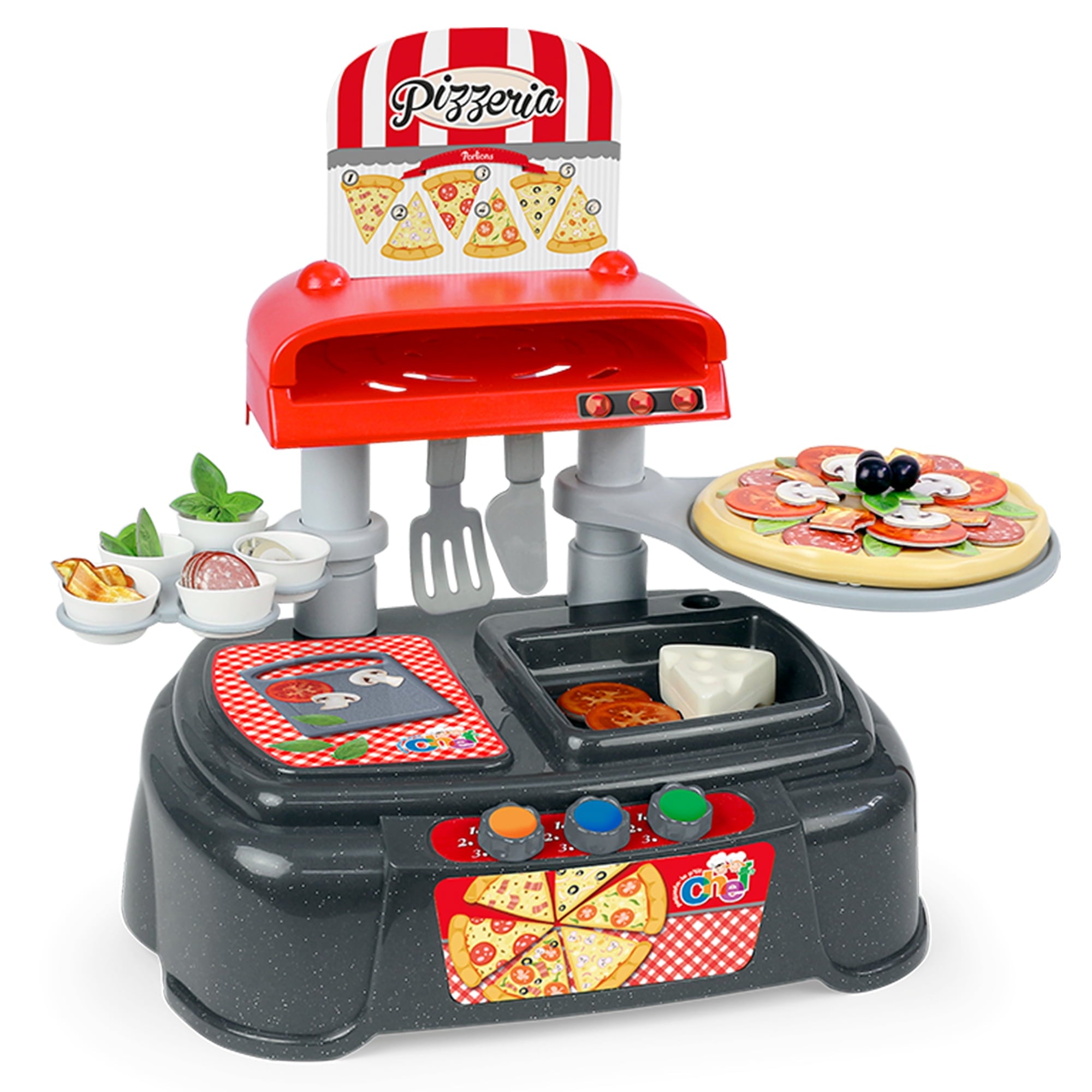Le P'tit Chef Deluxe Mini Pizzeria Playset - Slice Up Fun!