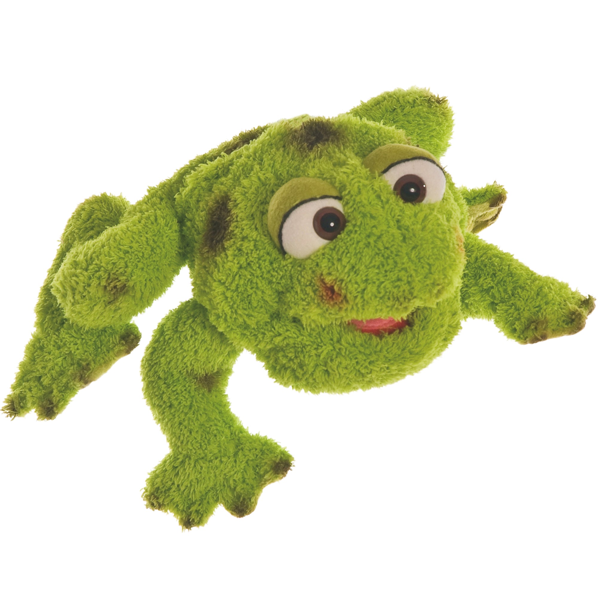 Living Puppets Dennis The Green Frog - 10" Plush Hand Puppet