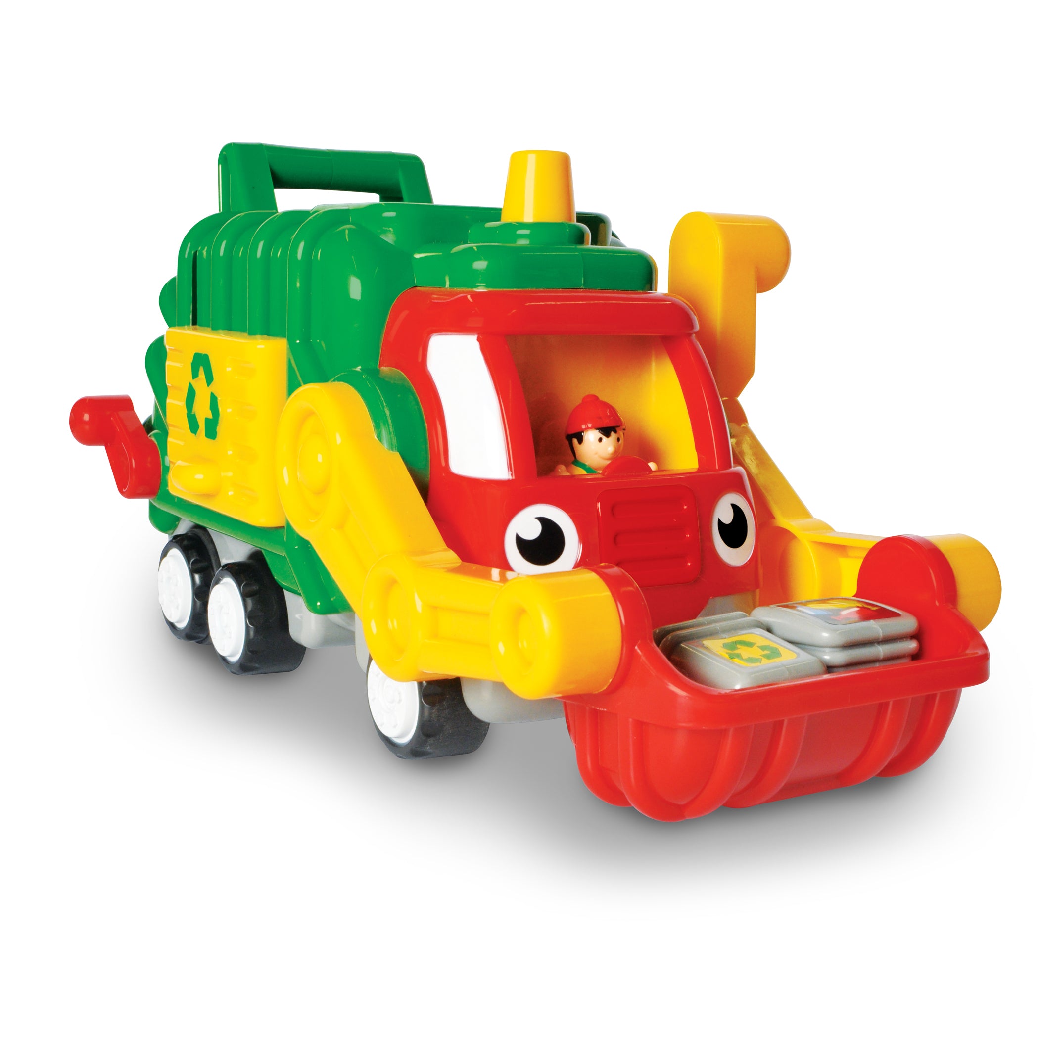 Wow Toys Flip 'n' Tip Fred Interactive Recycling Truck - Image 3