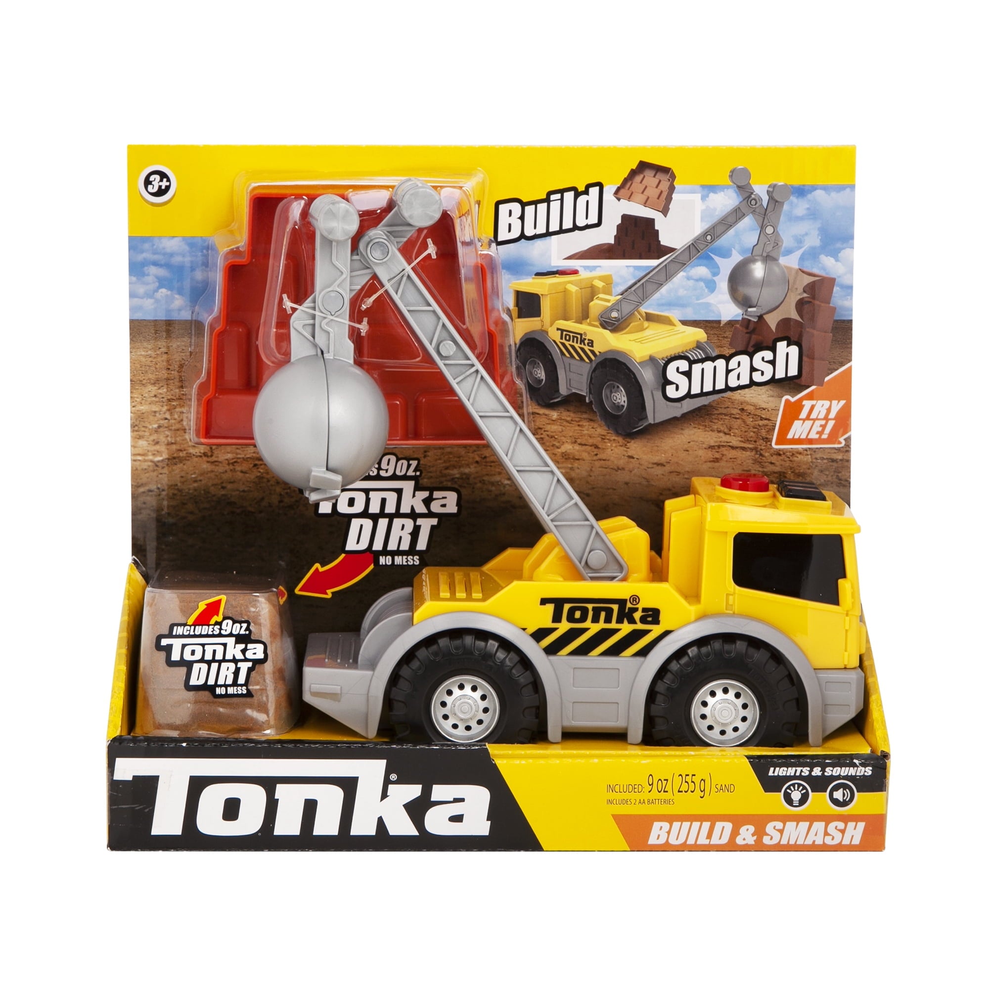 Tonka Build and Smash Crane Truck Playset