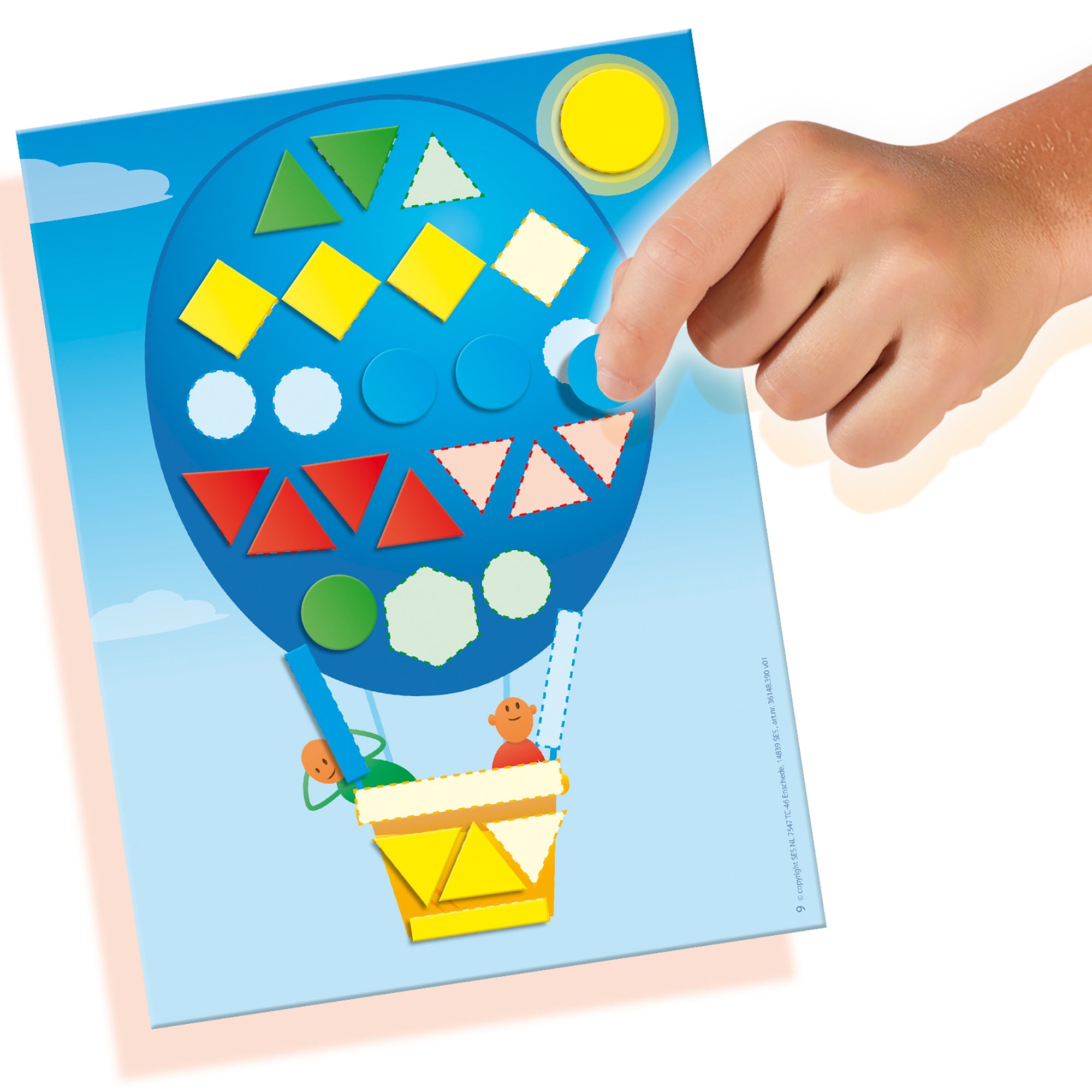 SES Creative I'm Learning to Recognize Shapes - Shape Matching Mosaic Play Set - 300+ Stickers, Vibrant Scenes for Toddlers 3+ - Image 5