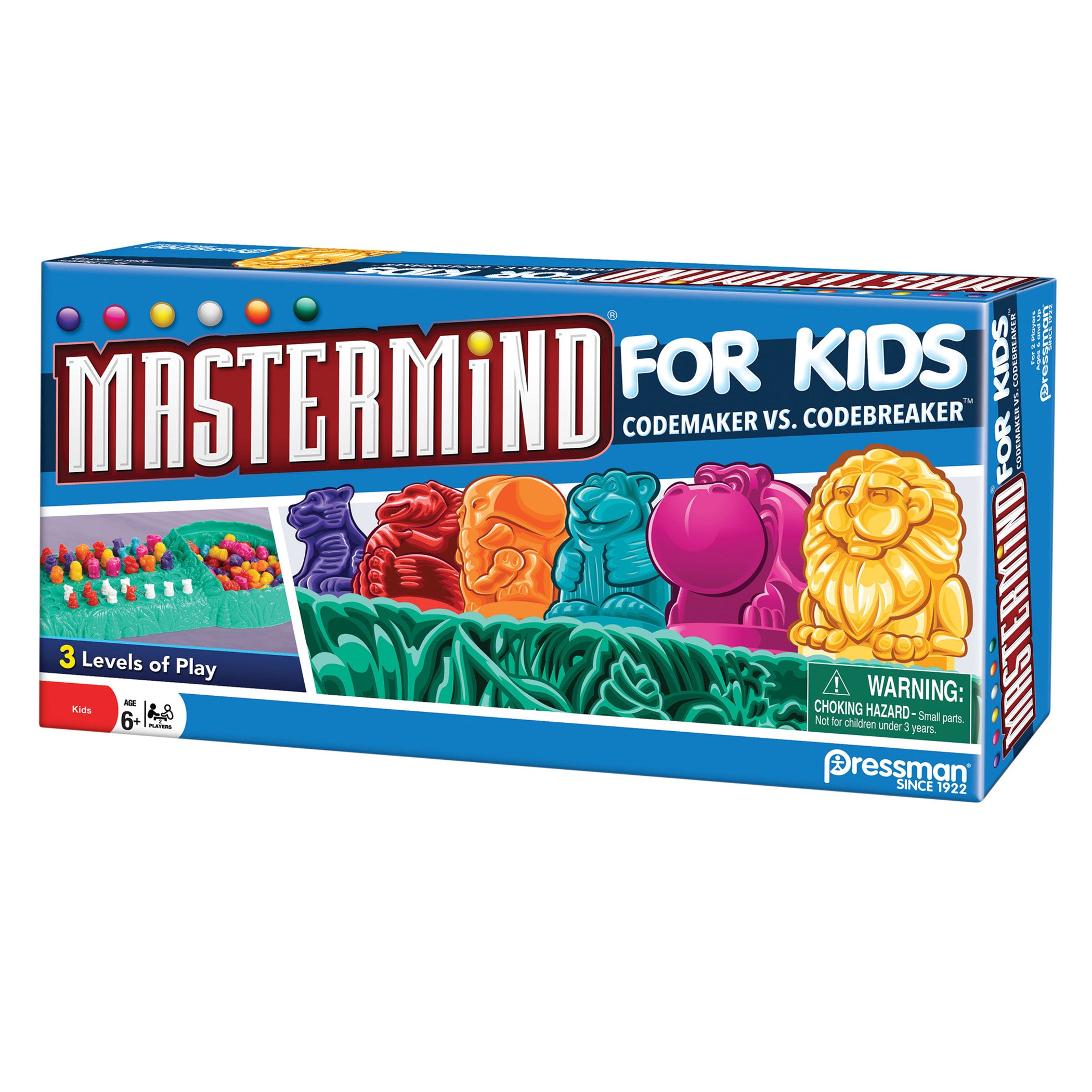 Pressman Mastermind Jungle Animals Edition Logic Game for Kids - Image 3