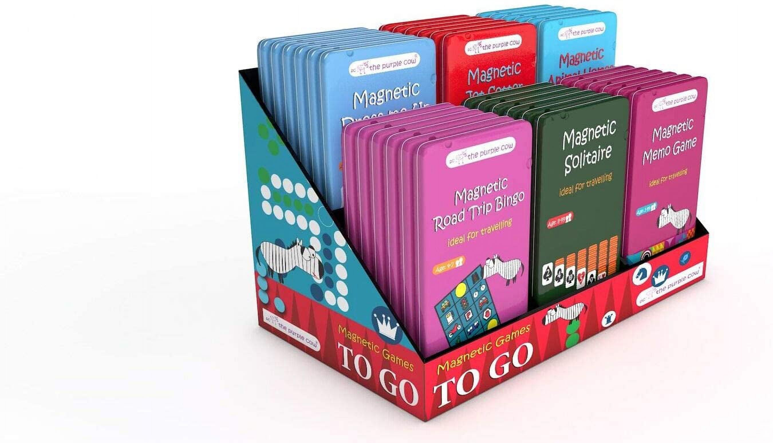 Purple Cow To Go Peg Solitaire Magnetic Travel Game - Image 2