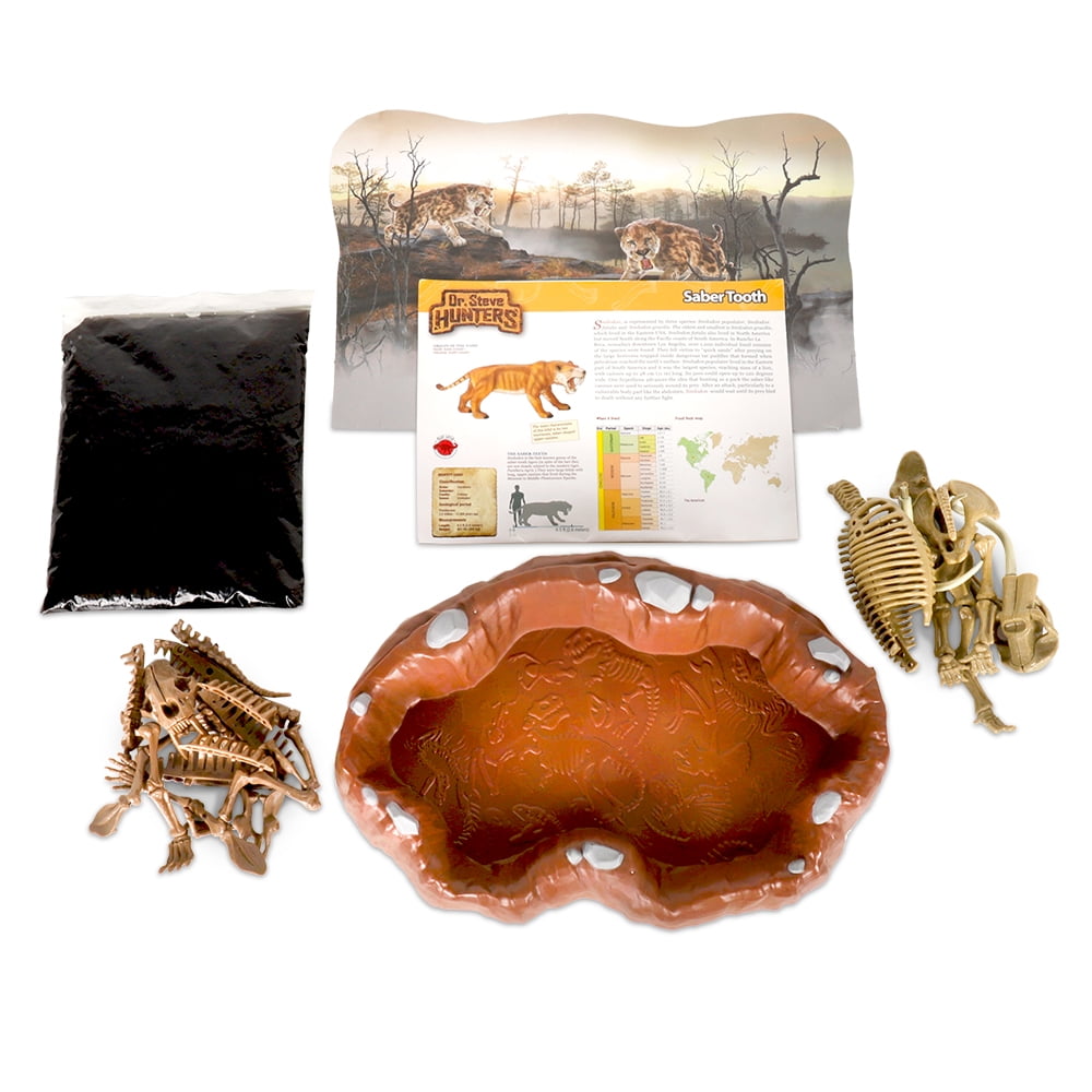 Alternative view of Dr. Steve's Ice Age Explorer Slime Dig Kit – Sabertooth & Mammoth