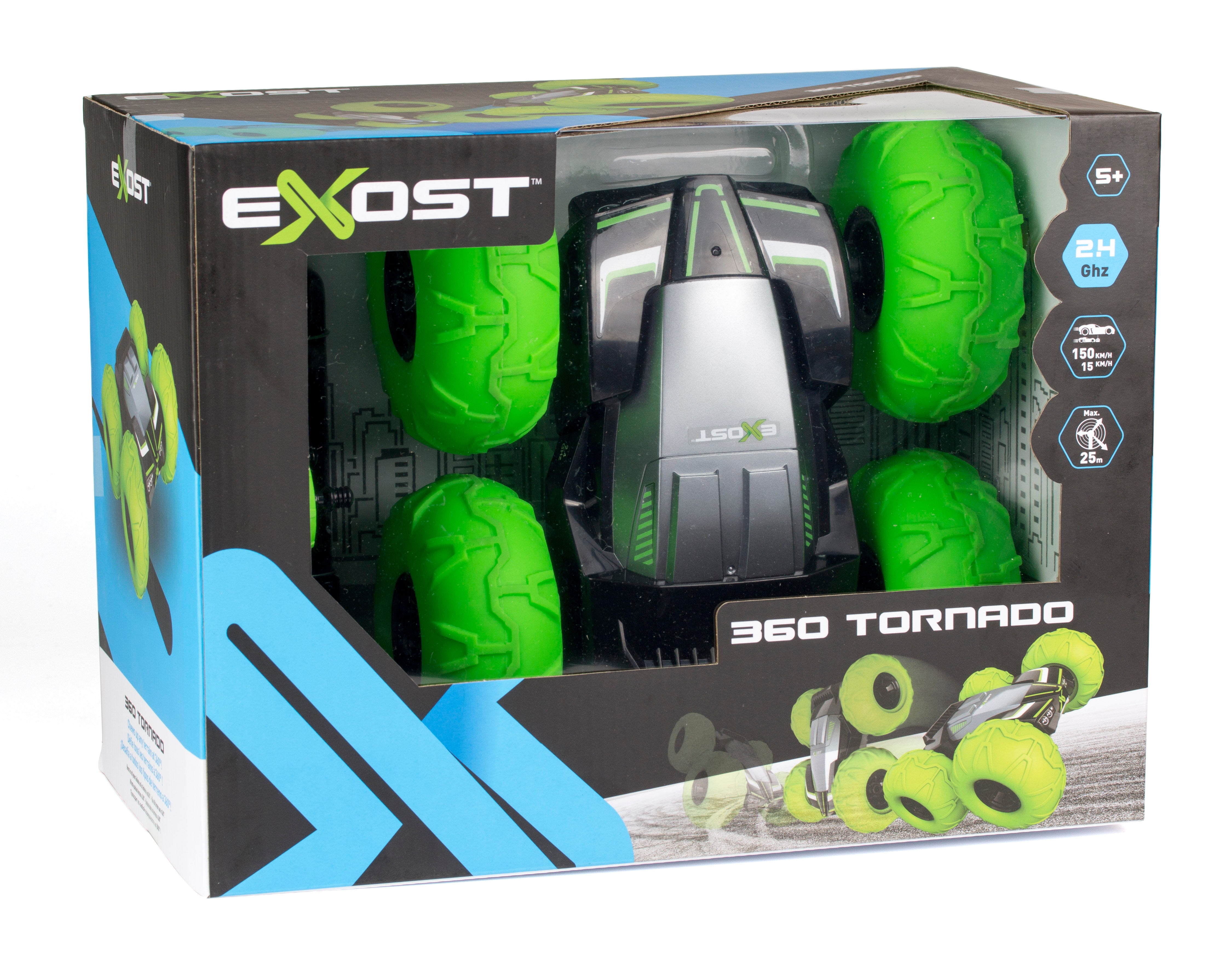 Alternative view of EXOST 360 Tornado 1:10 Scale Radio Control Monster Truck - Green