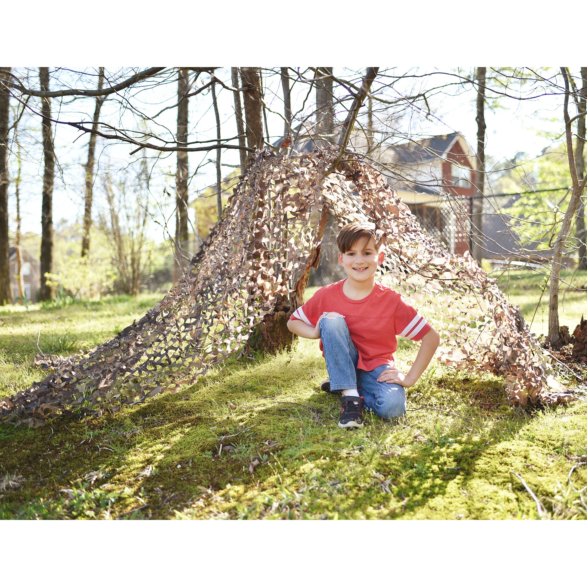 Nature Bound Kids Camouflage Netting for Ultimate Fort Building - Image 3