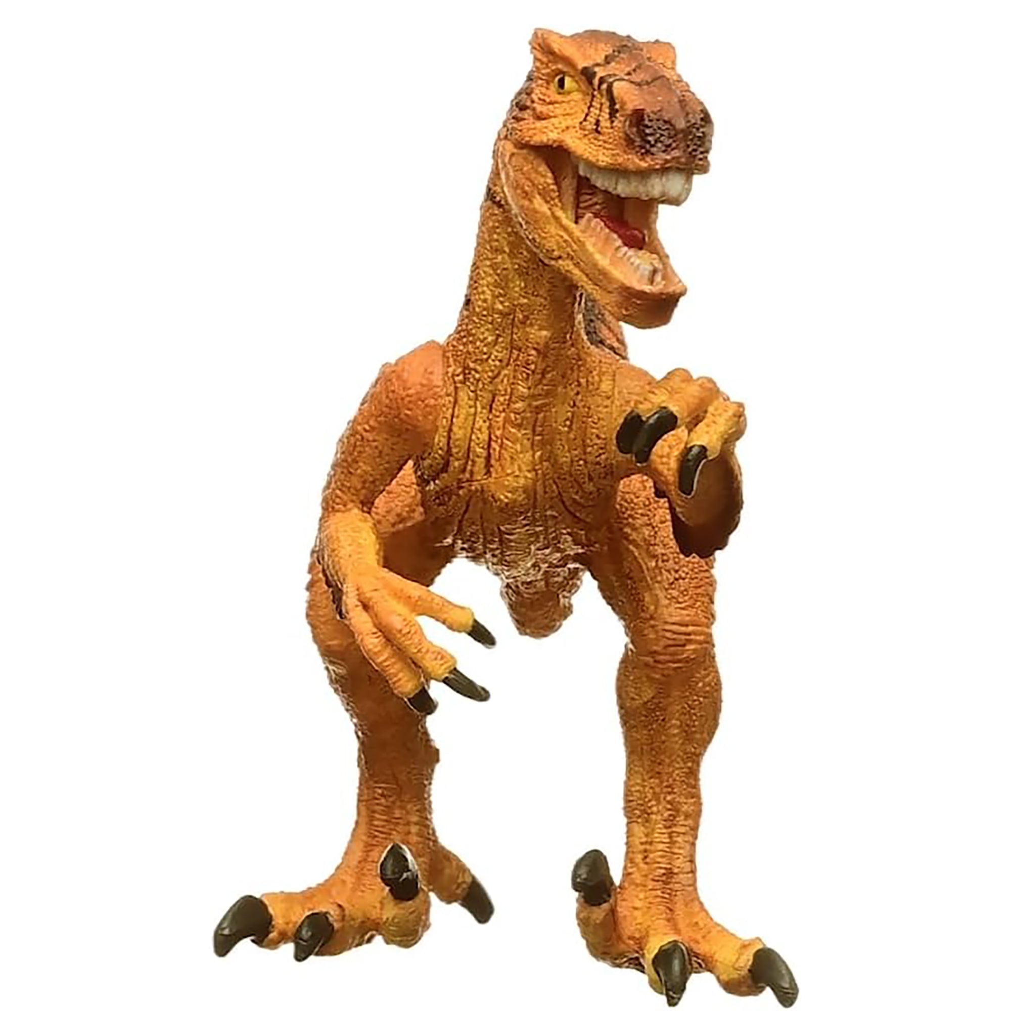 Alternative view of Schleich Dinosaurs Velociraptor 7-Inch Collectible Figurine with Movable Jaw