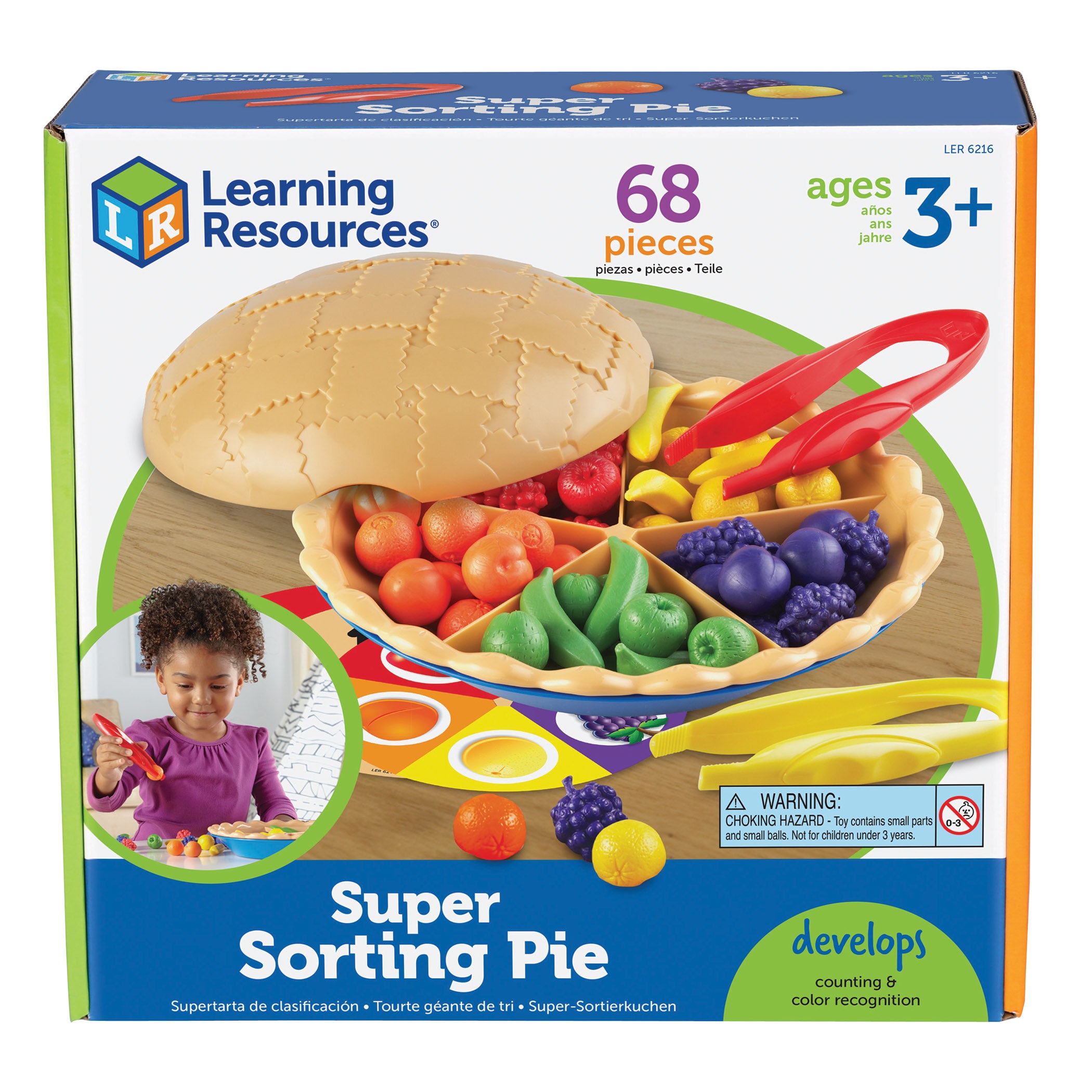 Alternative view of Learning Resources Super Sorting Pie - Educational Counting & Sorting Toy