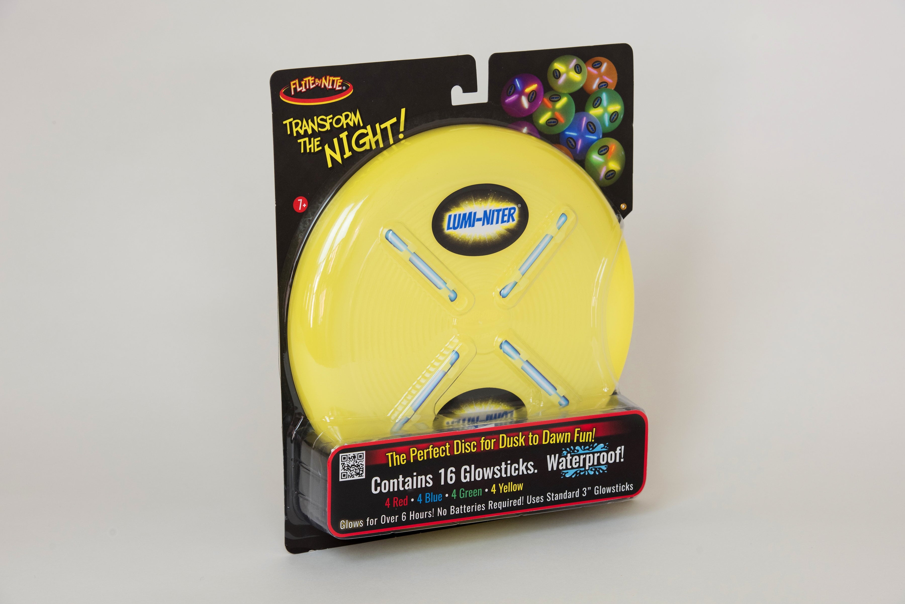 Alternative view of Lumi-niter Glow Disc Kit - Yellow, Waterproof Floating Frisbee