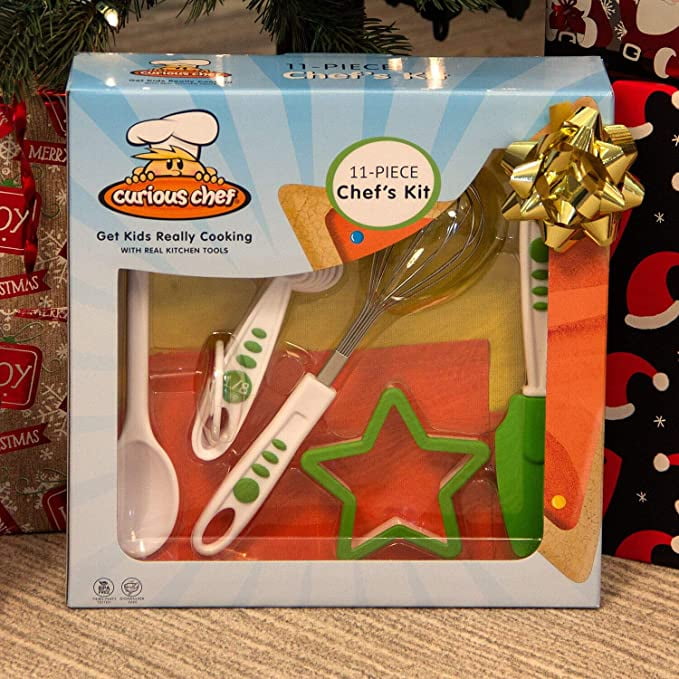 Curious Chef 11-Piece Chef Kit - Vibrant Yellow/Orange