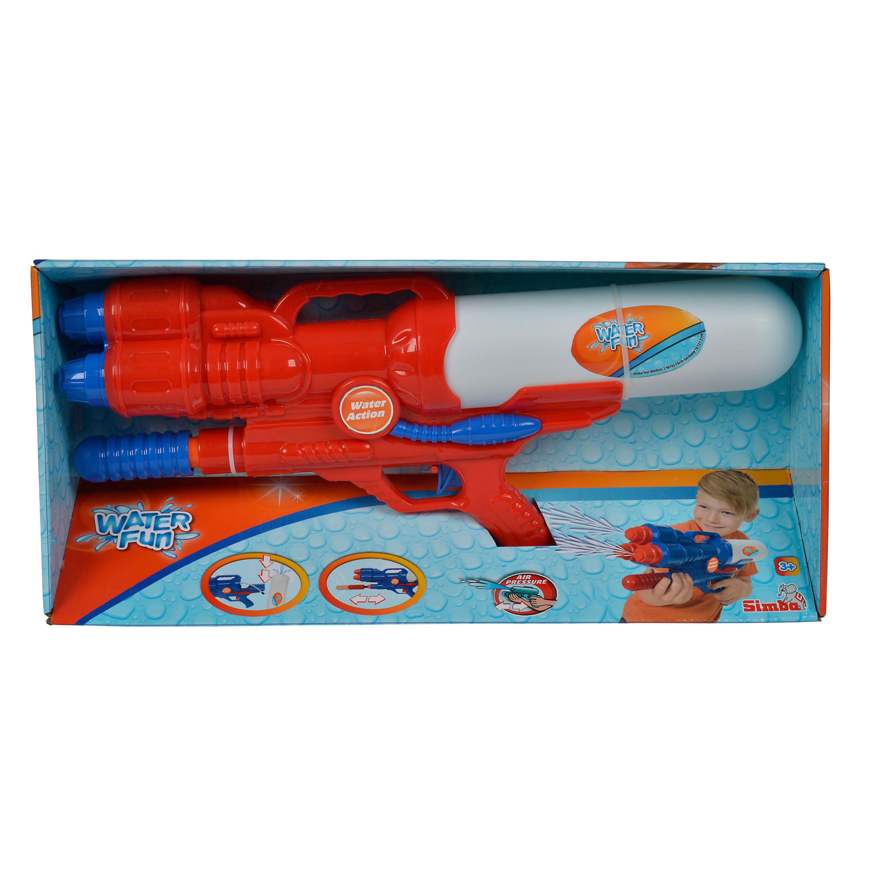 Simba Toys WF XL 46 Water Blaster - Triple Jet Action - Image 4