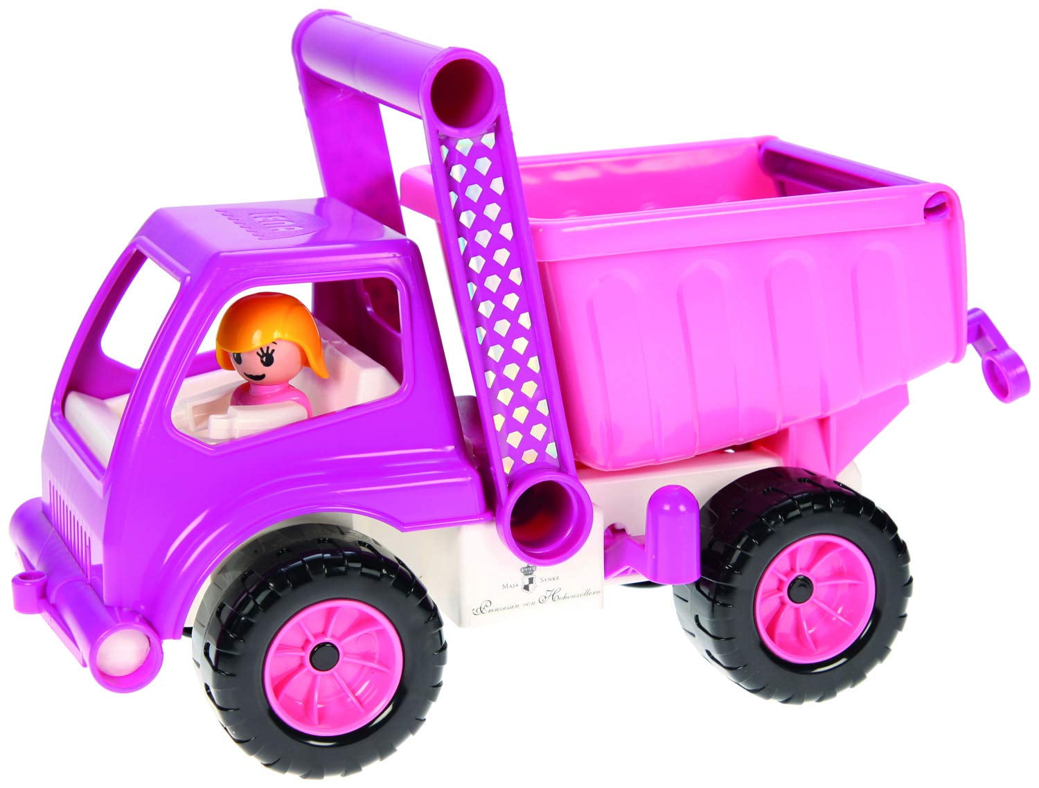 Lena Eco Active Princess Pink Toy Dump Truck - Eco-Friendly Play