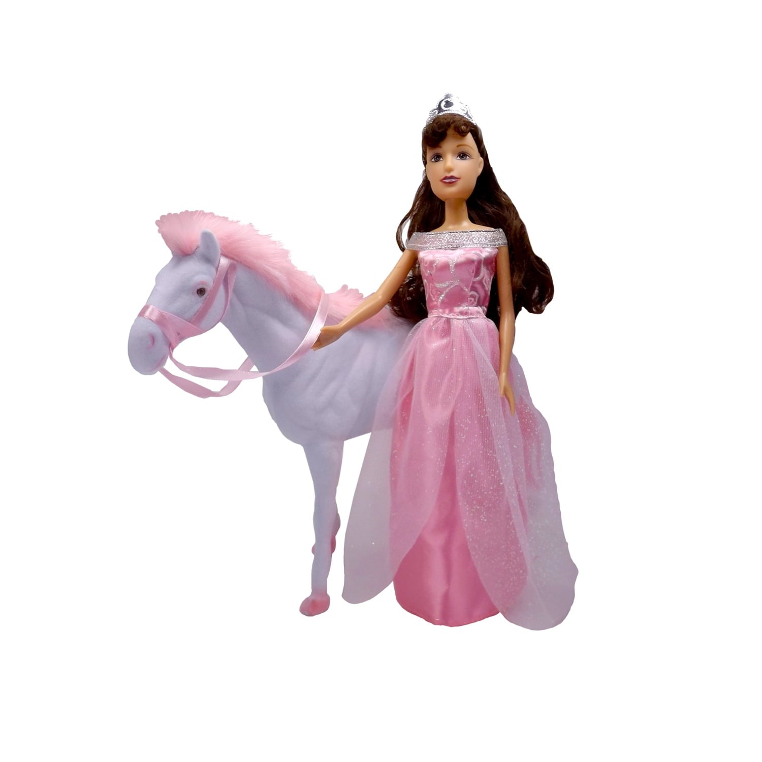Alternative view of Enchanted Fantasy Princess with Magical Unicorn - Glamorous Adventure Set