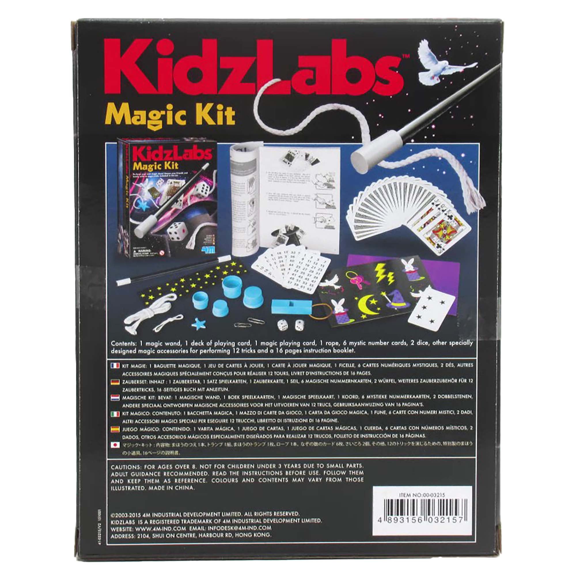 KidzLabs 12-Tricks Magic Kit Set for Aspiring Magicians - Image 2