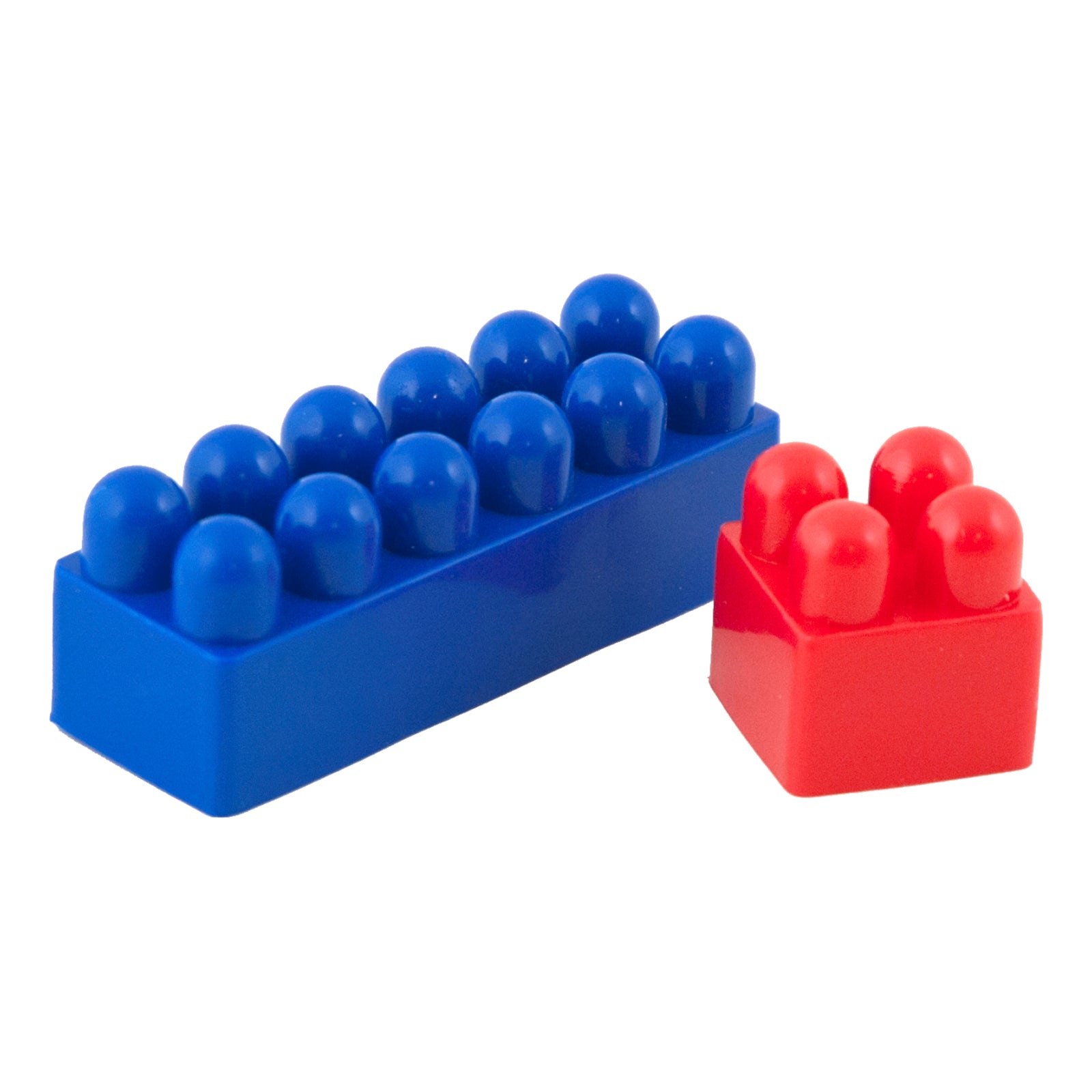 Alternative view of Miniland Educational 120-Piece Interlocking Plastic Blocks Set with Wheels
