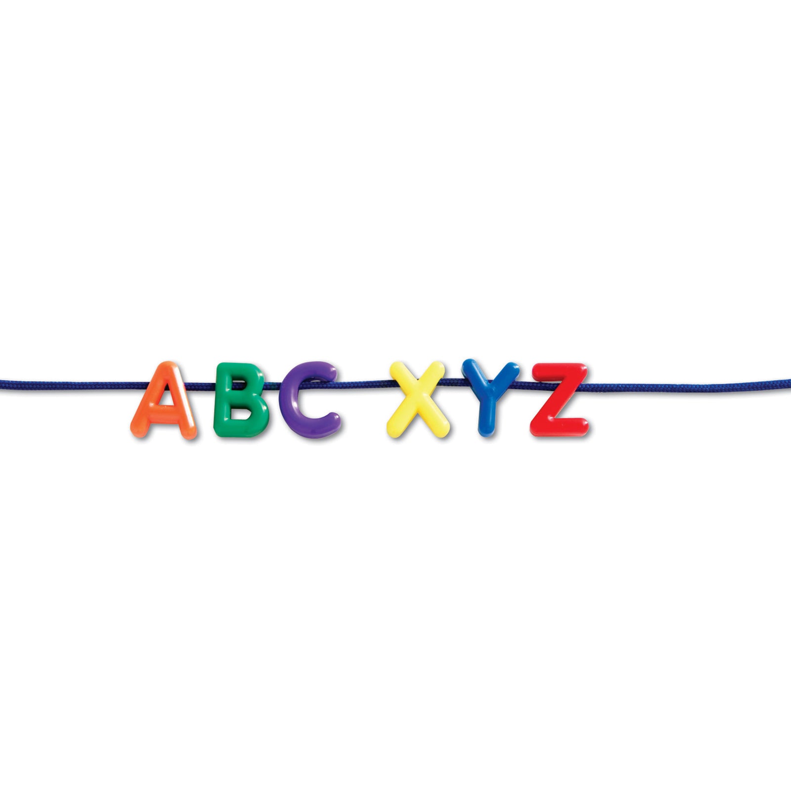 Alternative view of Learning Resources Alphabet Lacing Set - Uppercase Plastic Letters, 260 Pieces with 15 Laces