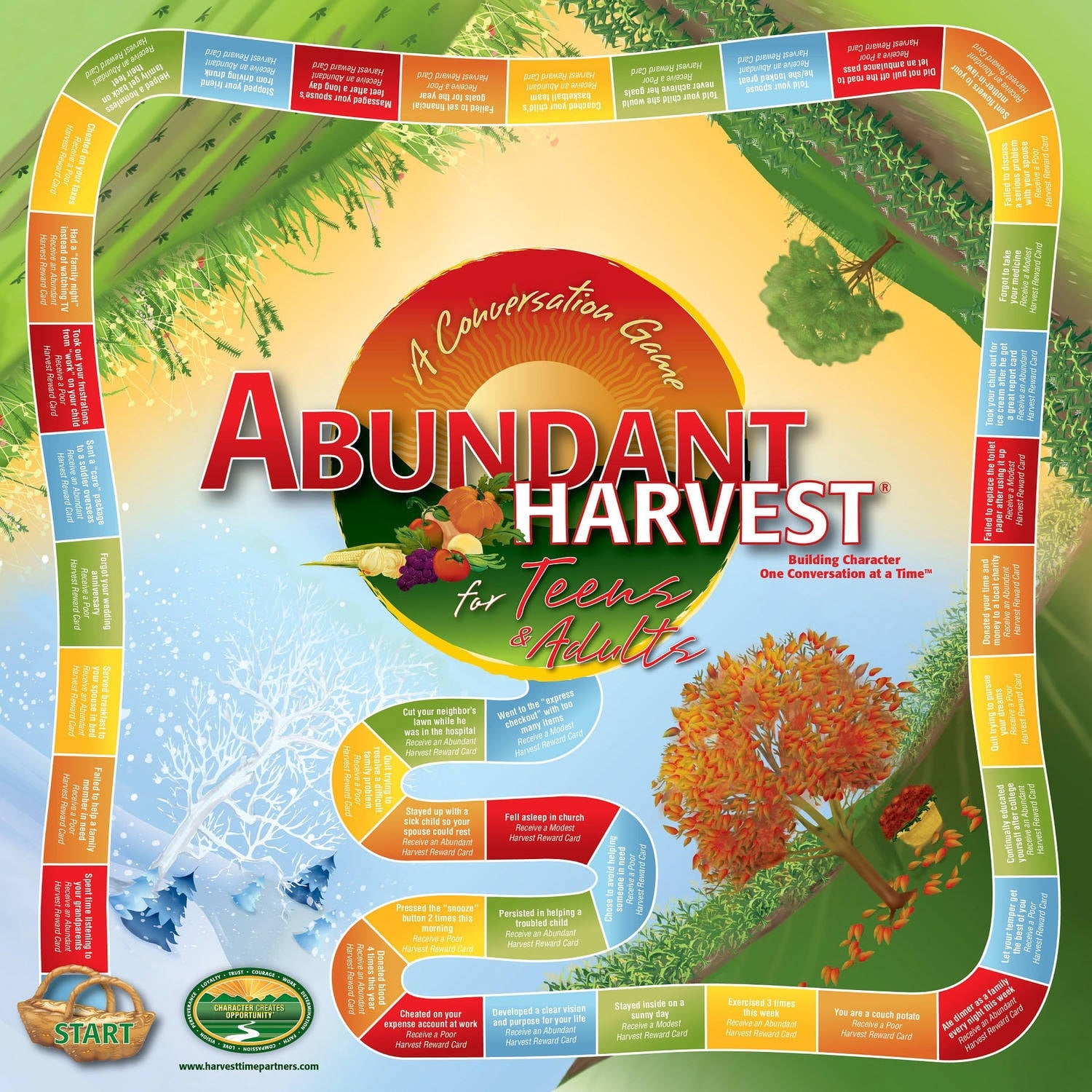 Alternative view of Abundant Harvest For Teens & Family Conversation Board Game
