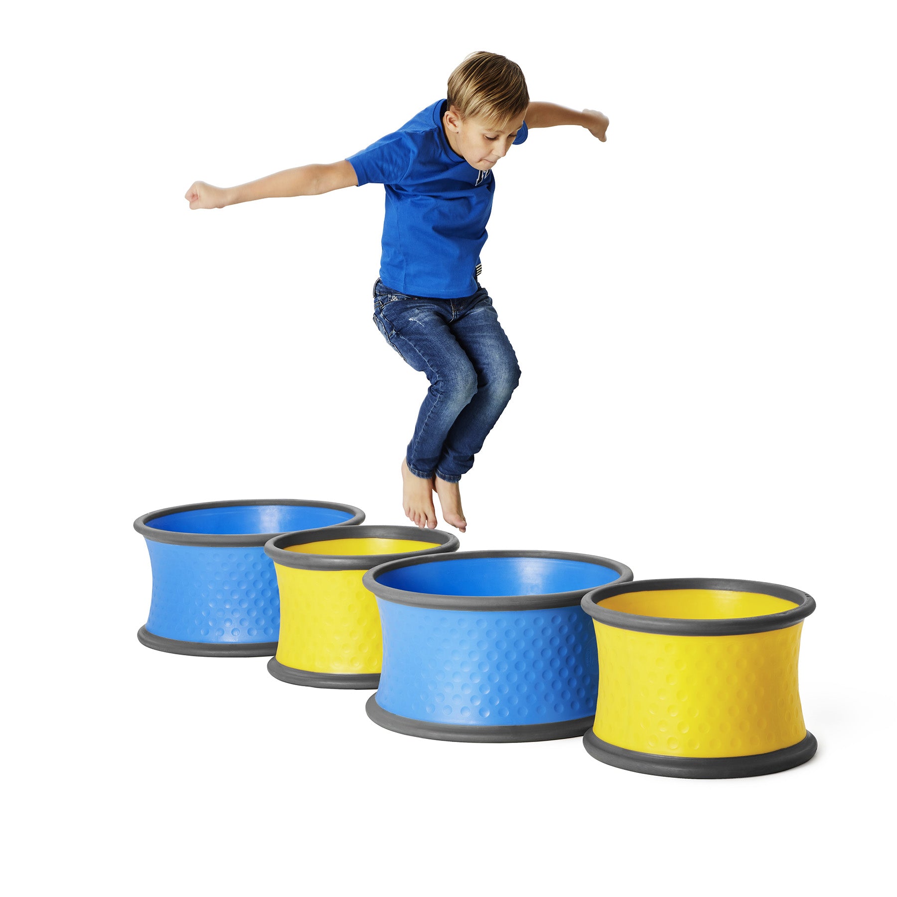 Alternative view of GONGE Large & Small Body Wheels Set for Kids - Backyard Tumbling & Play