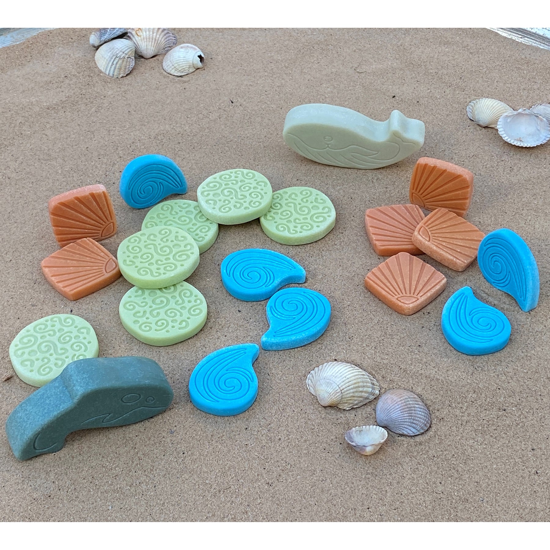 Yellow Door - Ocean Play Scenery Stones - Set Of 18 - Image 4