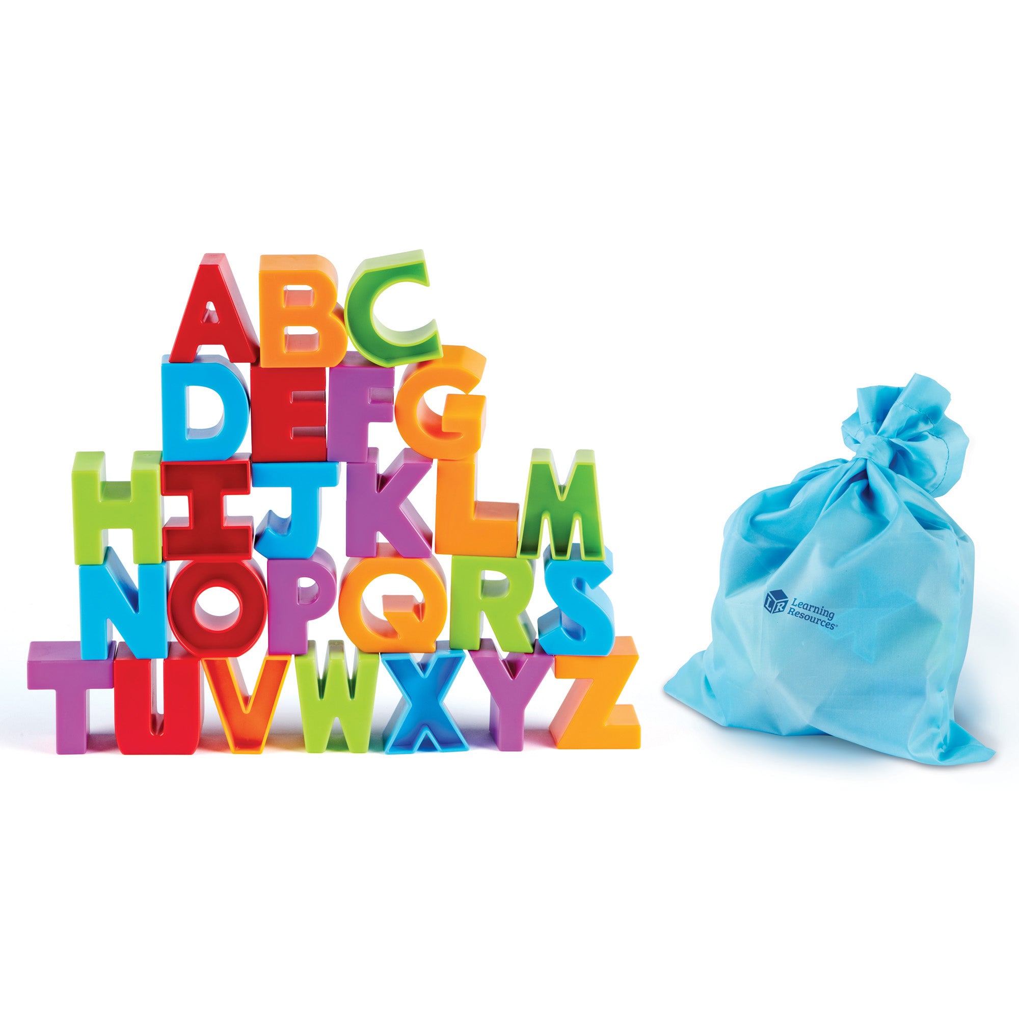 Alternative view of Learning Resources Alphabet Letter Blocks - Educational Set of 36