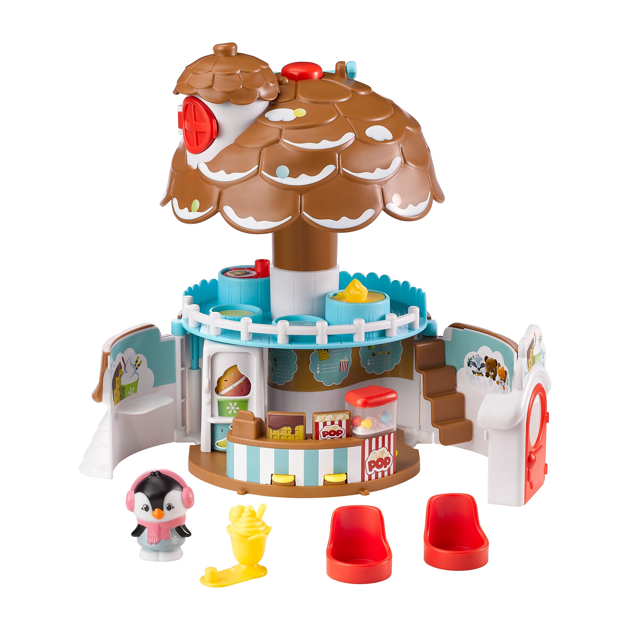 Timber Tots Pine Cone Snack Bar Interactive Playset