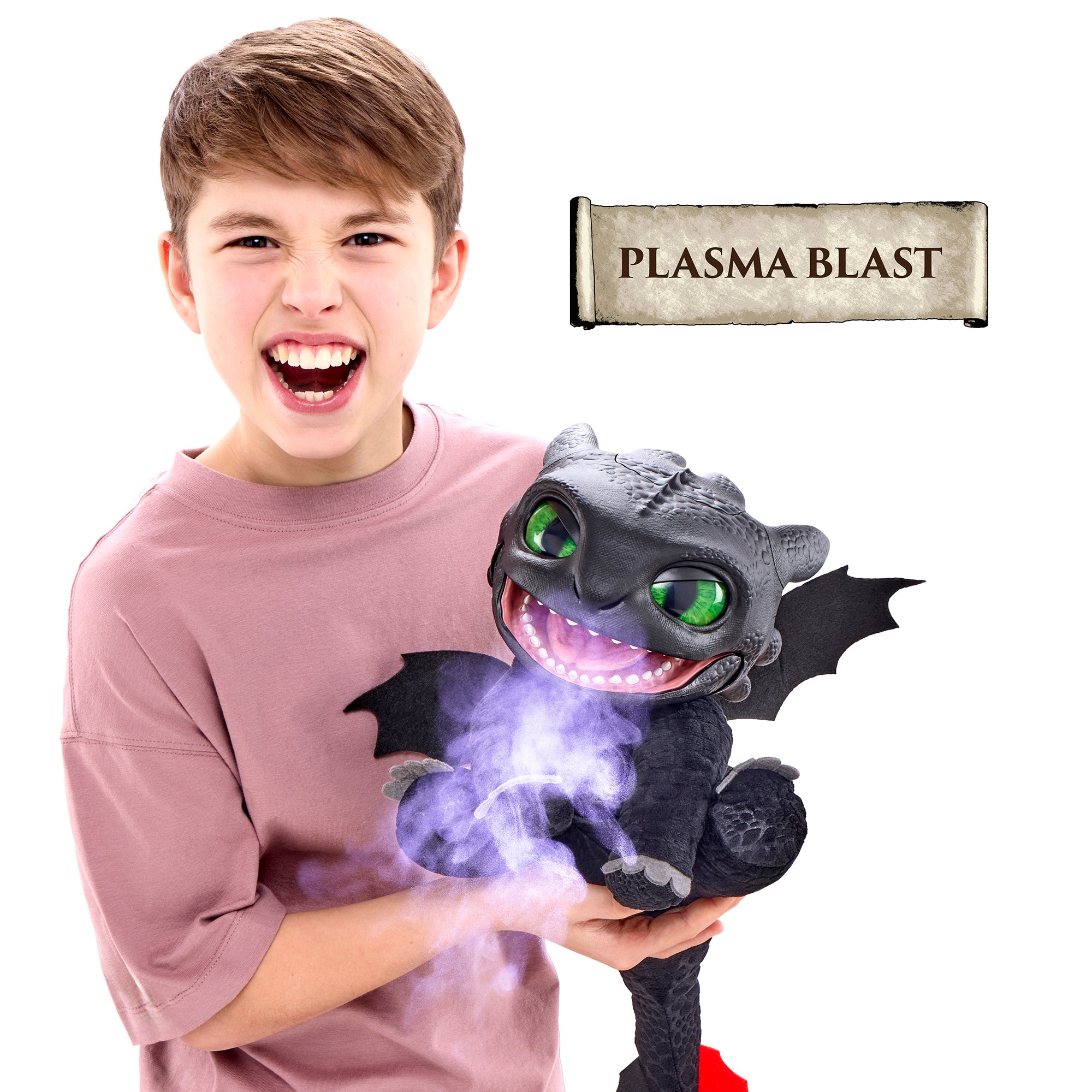Alternative view of Wow! Stuff Realfx Interactive 10 Inch Toothless Puppetronic Plush With 50+ Sounds From Httyd