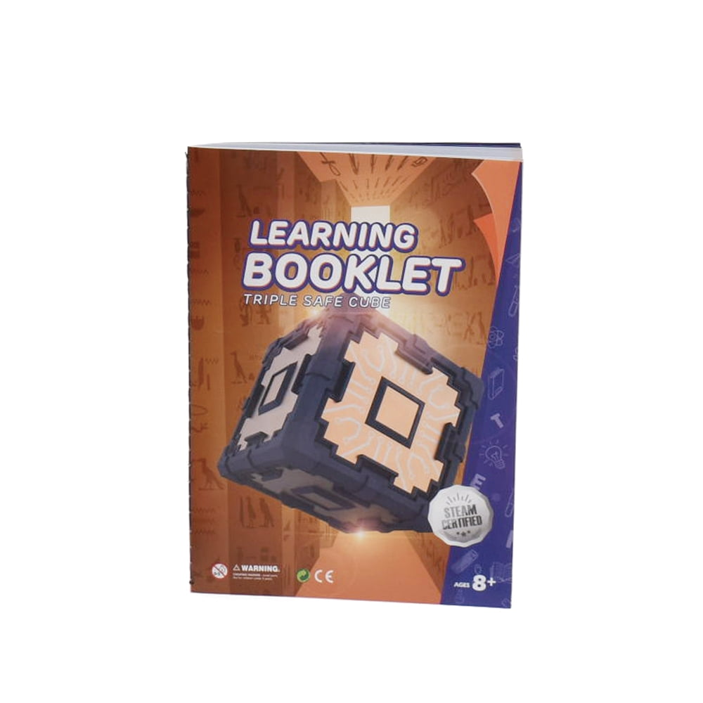 Alternative view of PlaySTEAM Triple Safe Cube - STEM Puzzle Safe with Combination Lock