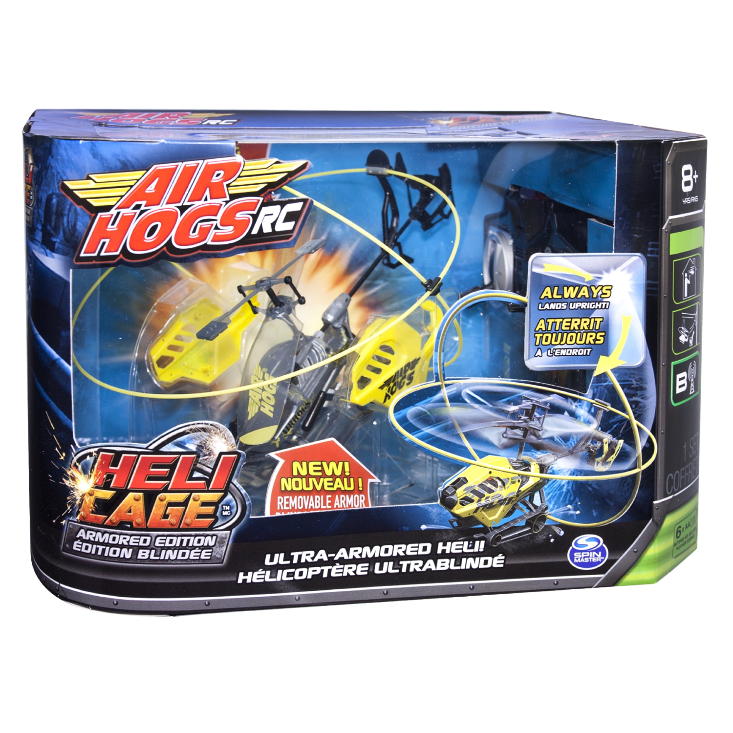 Alternative view of Air Hogs Radio Control Heli Cage - Invincible Flyer - Yellow