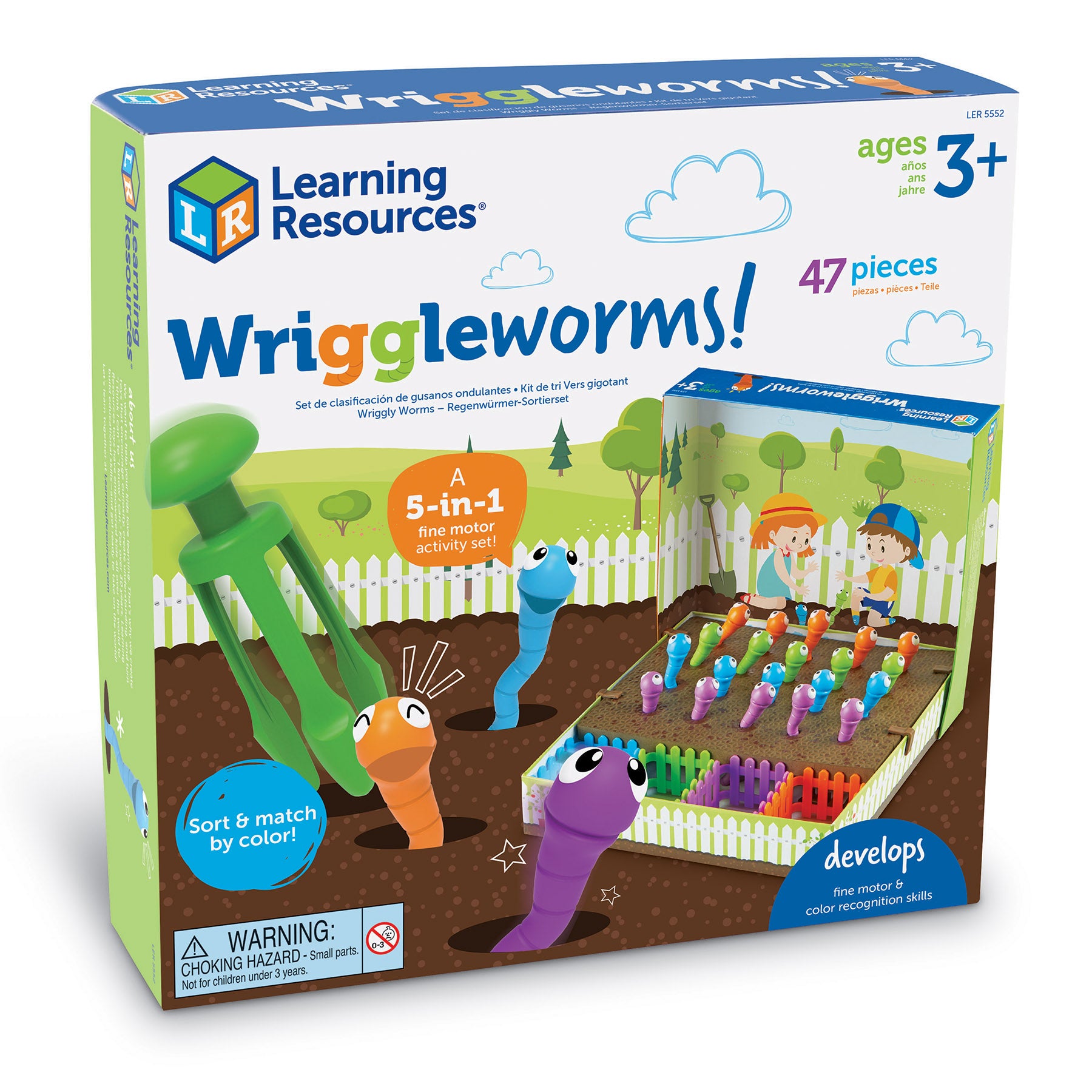 Learning Resources Wriggleworms! Fine Motor Skills Activity Set - Image 3