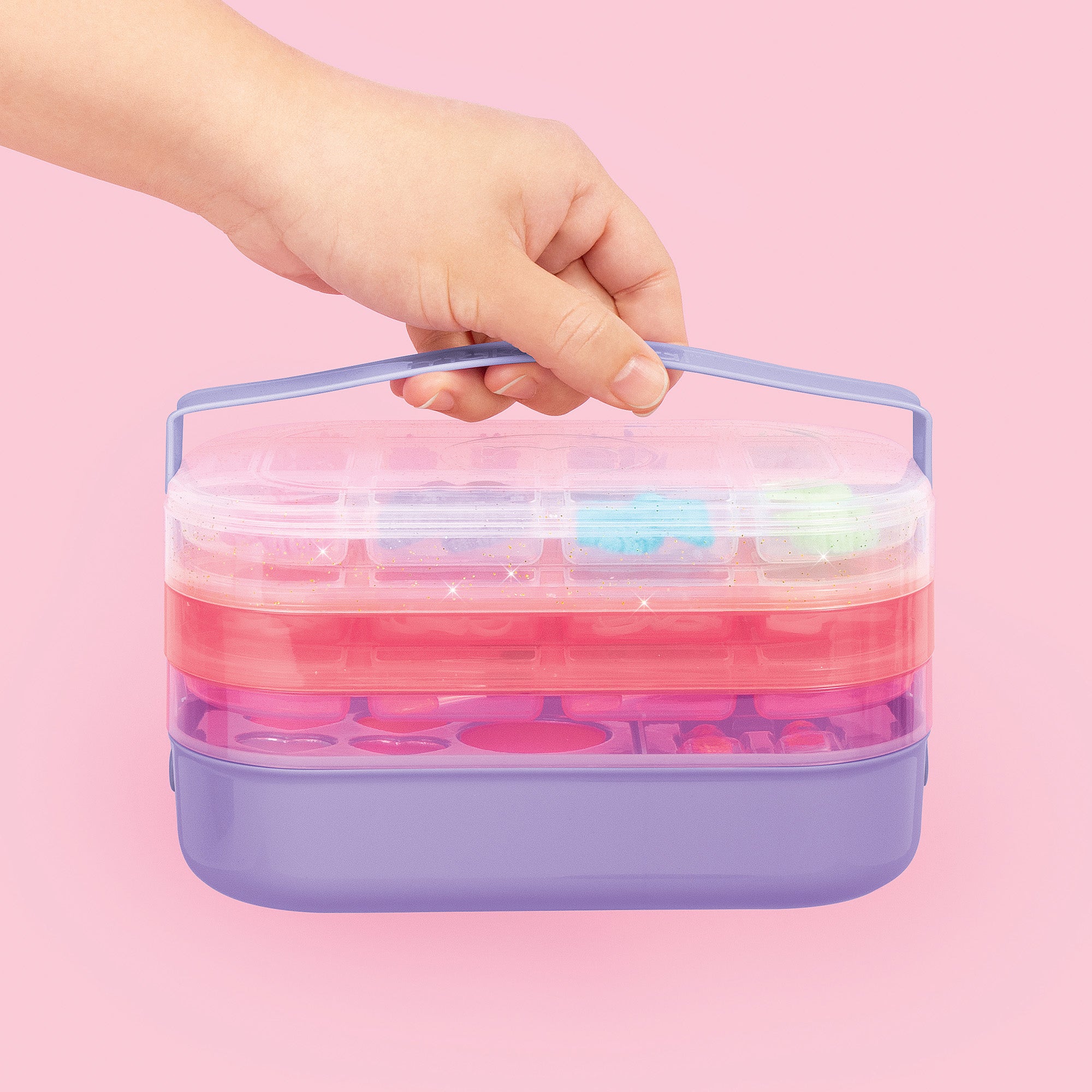 MIR Beauty 2-Go! Ultimate Glam Cosmetic Set - Pink & Purple - Image 4