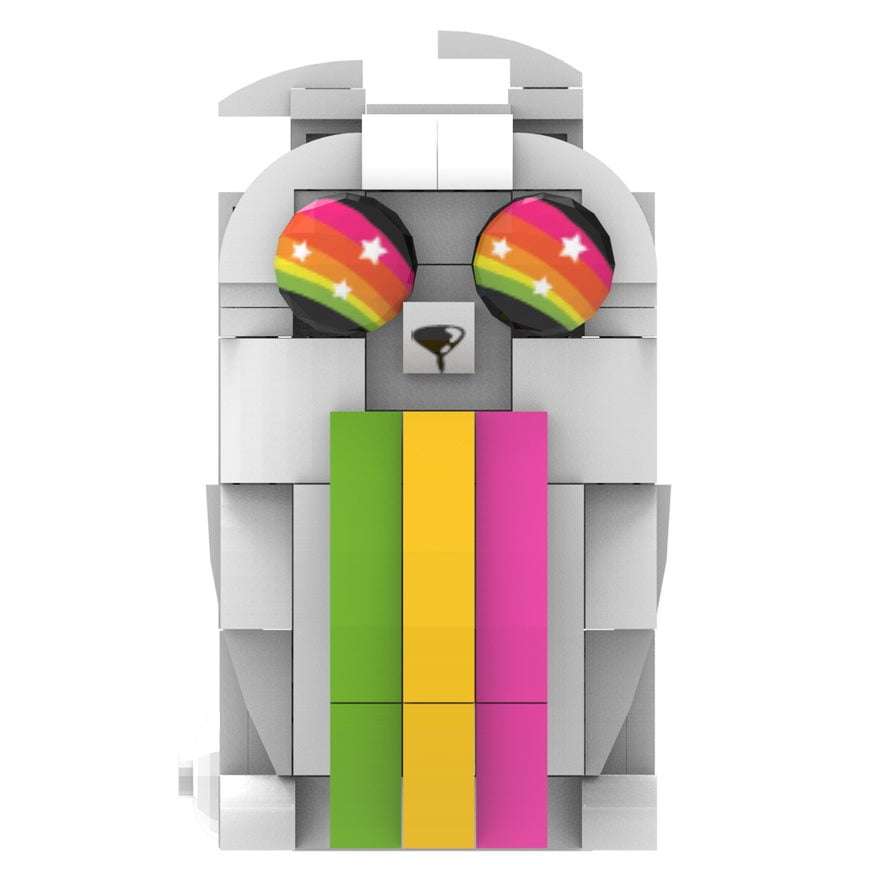 Alternative view of Exploding Kittens Rainbow Ralphing Cat Series 1 Plush