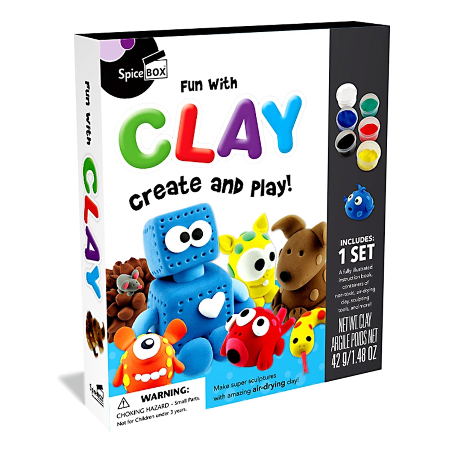 Spicebox Artistic Adventures Clay Sculpting Kit for Creative Kids