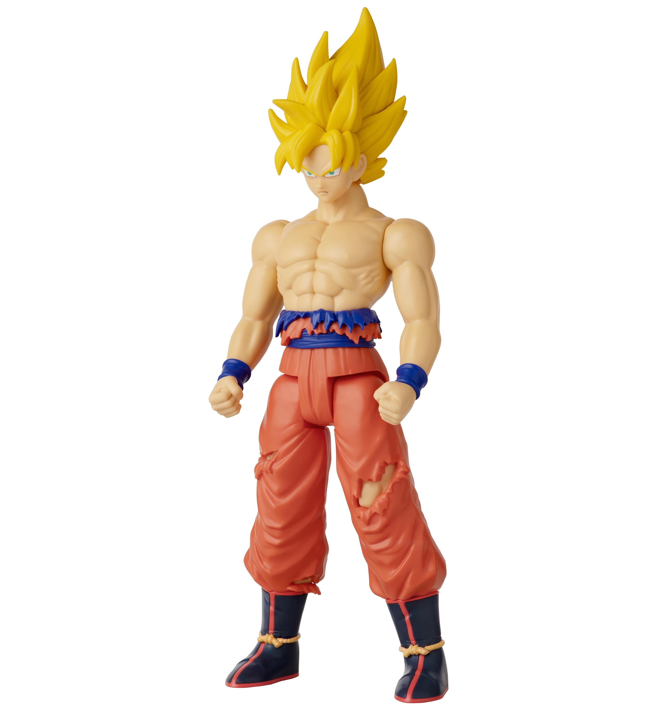 Alternative view of Bandai Dragon Ball 12-inch Scale Action Figure - Super Saiyan Goku Battle Damaged