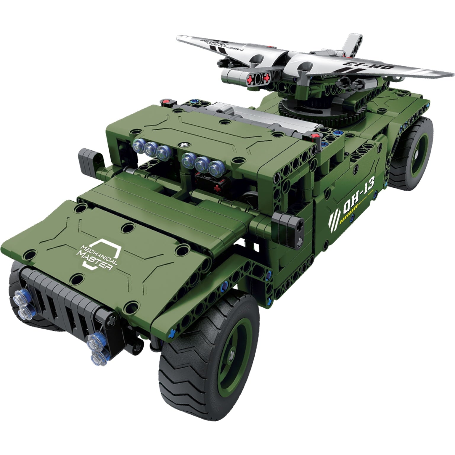 Tech Bricks Mechanical Master 506-Piece R/C UAV Carrier - STEM Building Kit