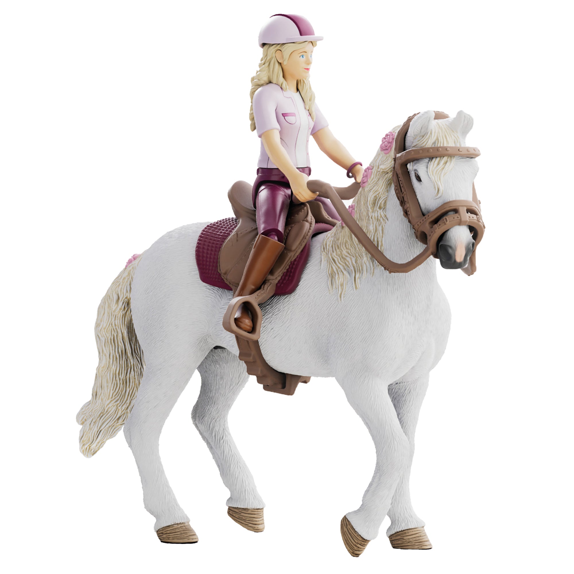 Schleich Horse Club Sofia & Blossom Playset - Articulated Rider, White Mare