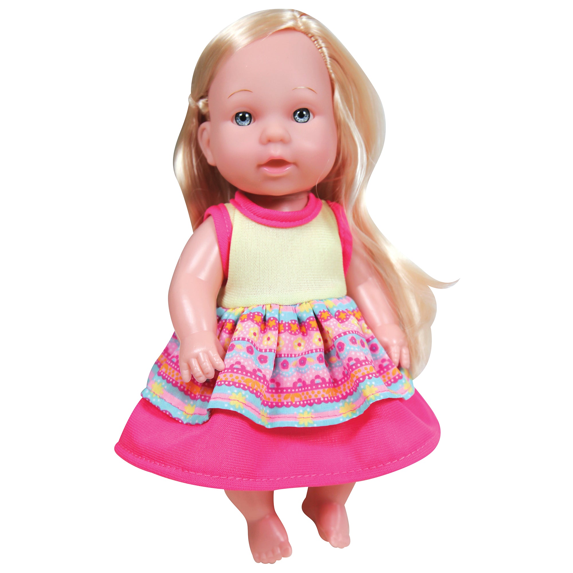 Alternative view of Charming Playtime Makeup Table Set with 8" Toddler Doll, Pink