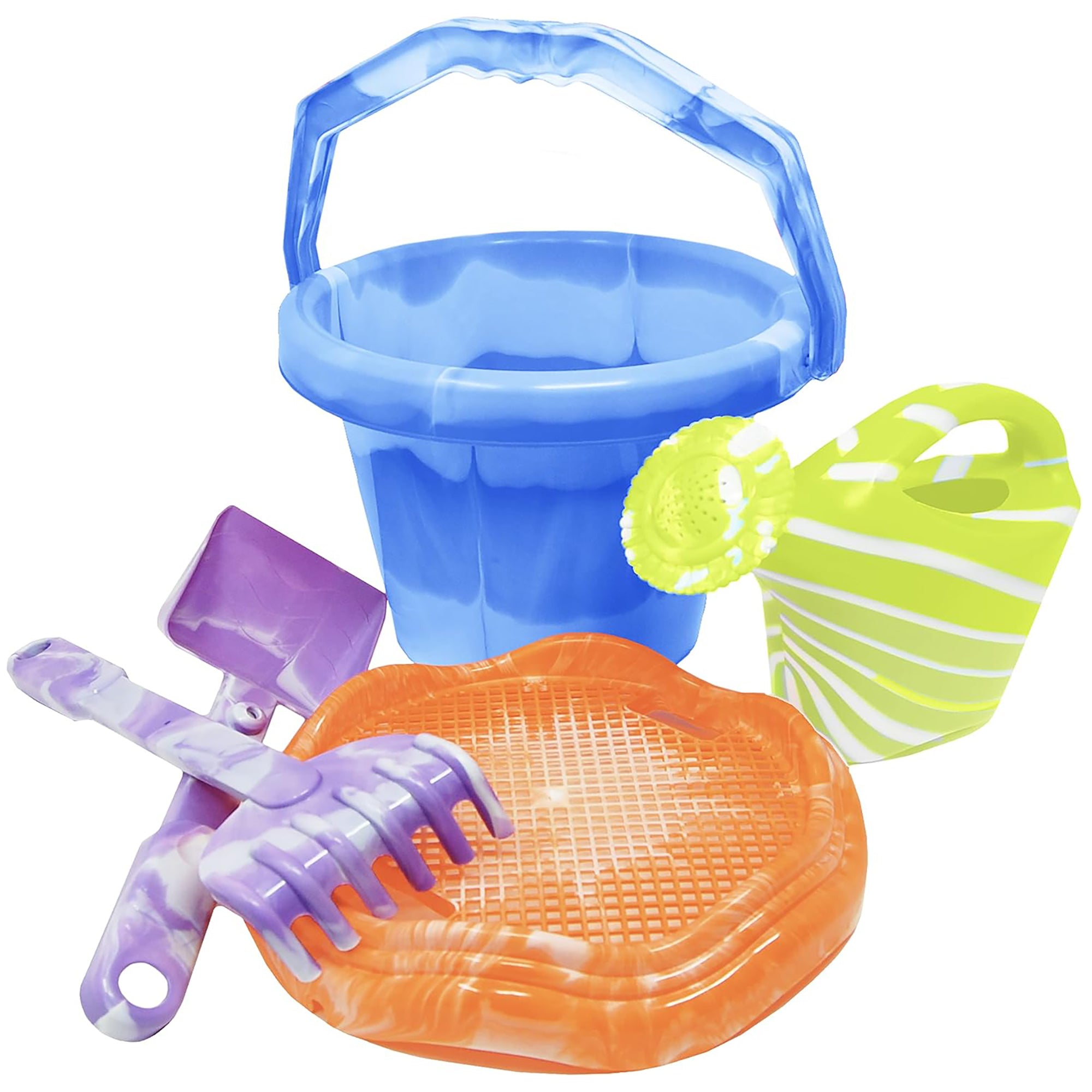 Scooba Duck - 5pc Beach Bucket Set - Sandbox Master Series