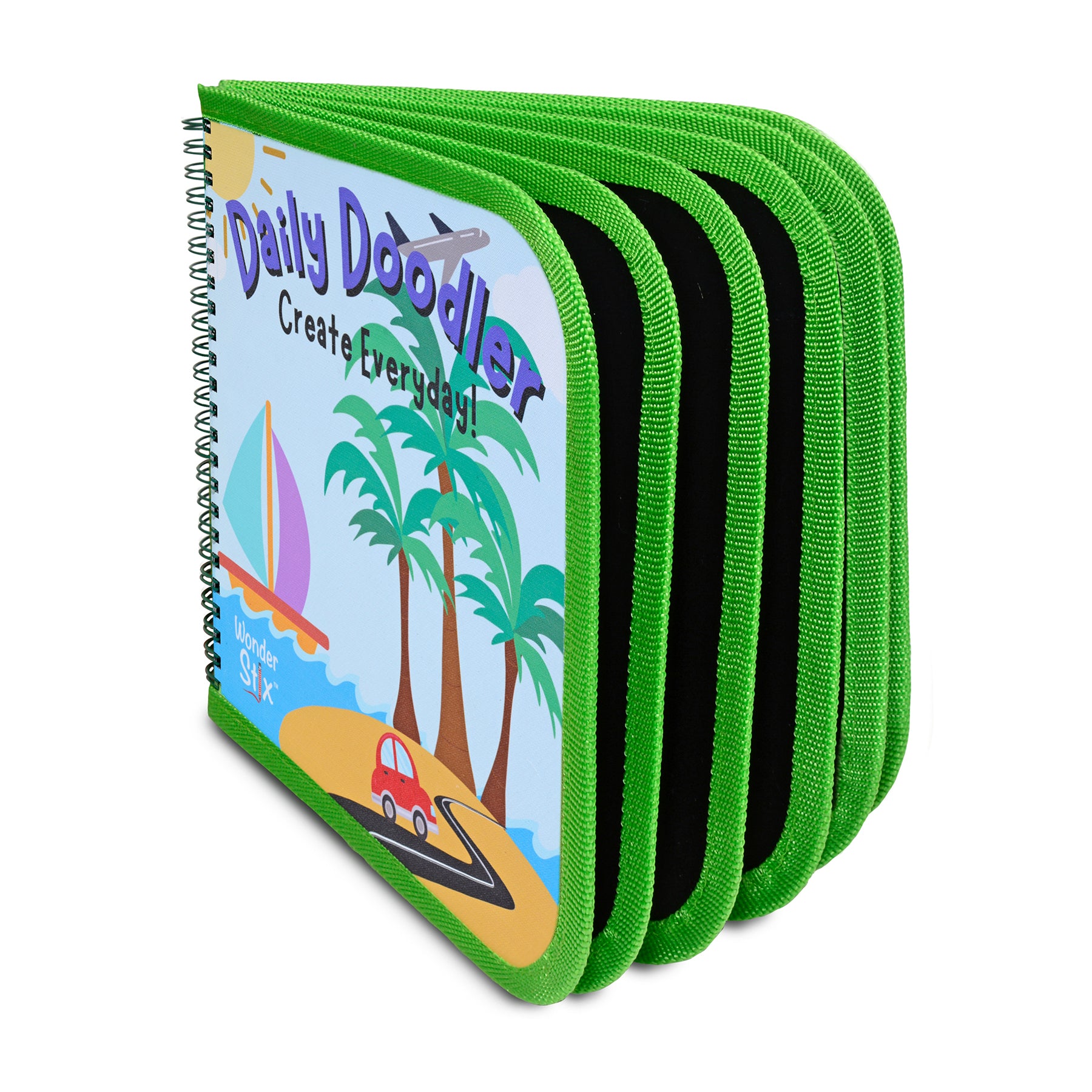 Alternative view of The Pencil Grip Daily Doodler Reusable Activity Book - Travel Cover with 4 Wonder Stix