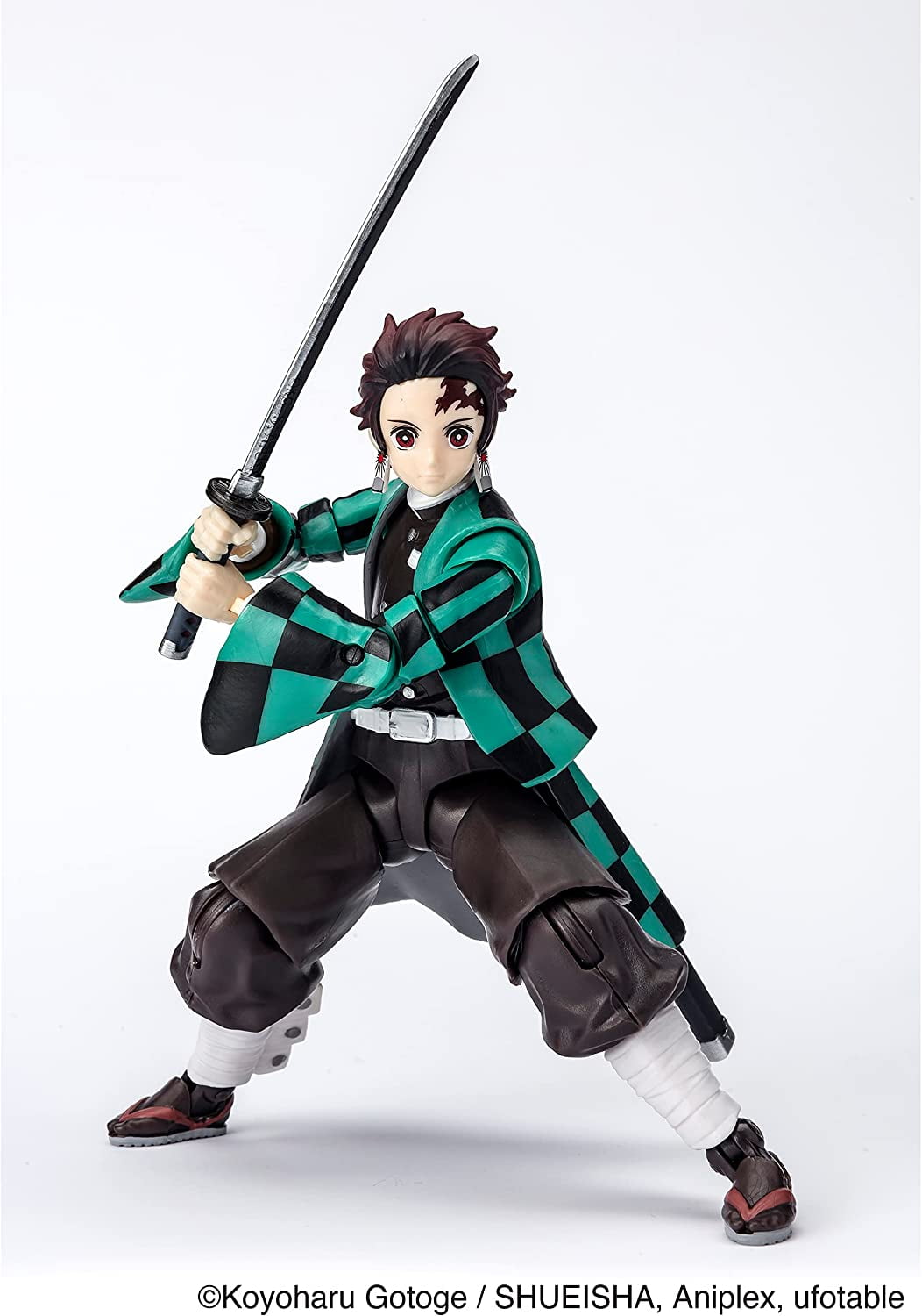 Alternative view of Demon Slayer: Tanjiro Kamado 5 Inch Articulated Action Figure