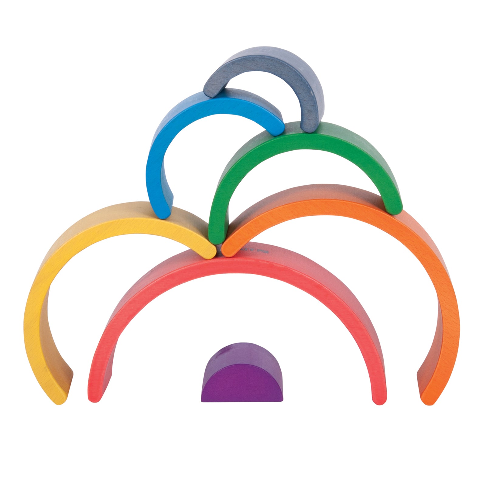 Alternative view of TickiT Wooden Rainbow Architect Arches - 7 Piece Set