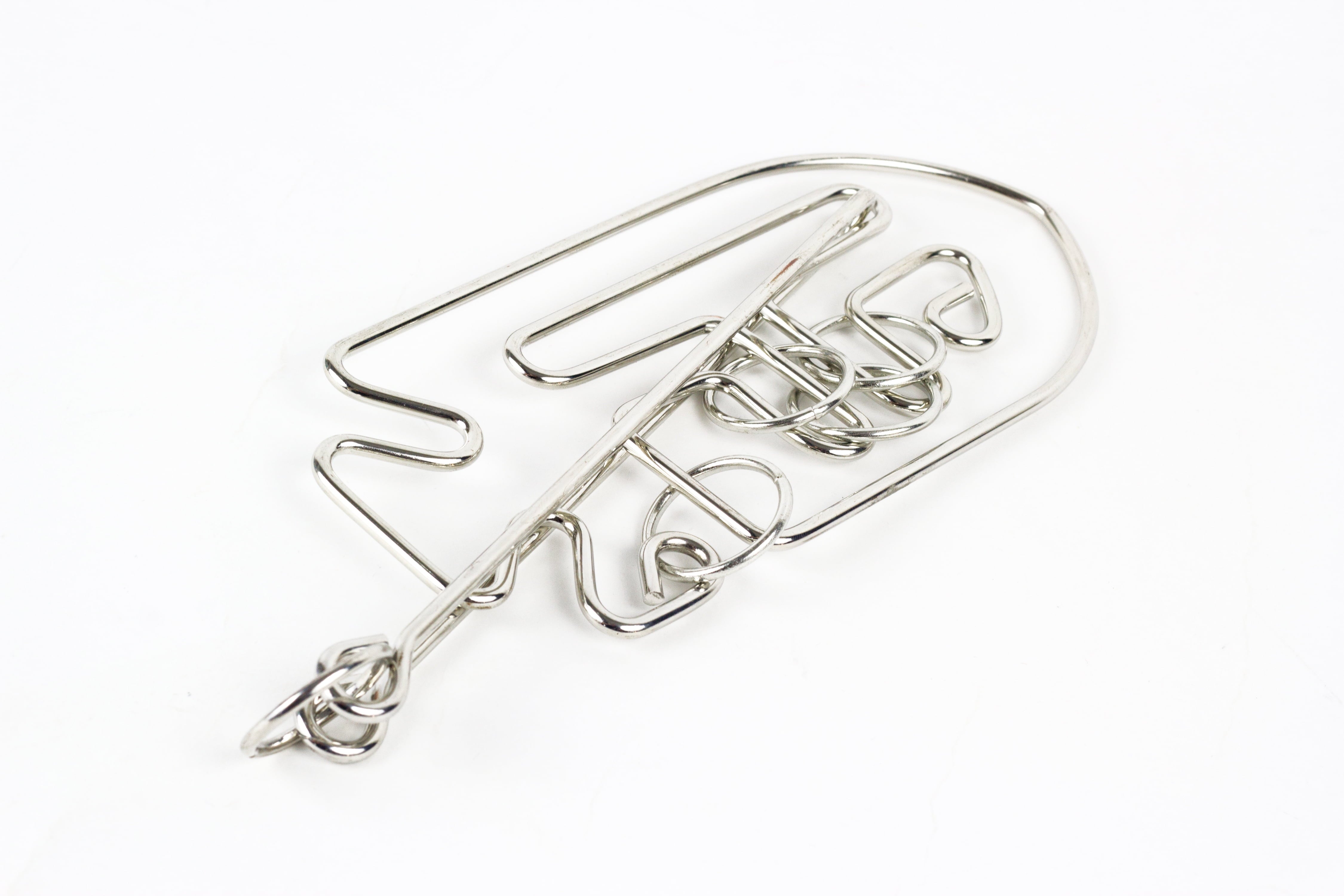 Professor Puzzle Einstein Collection Fish Metal Puzzle - Image 2