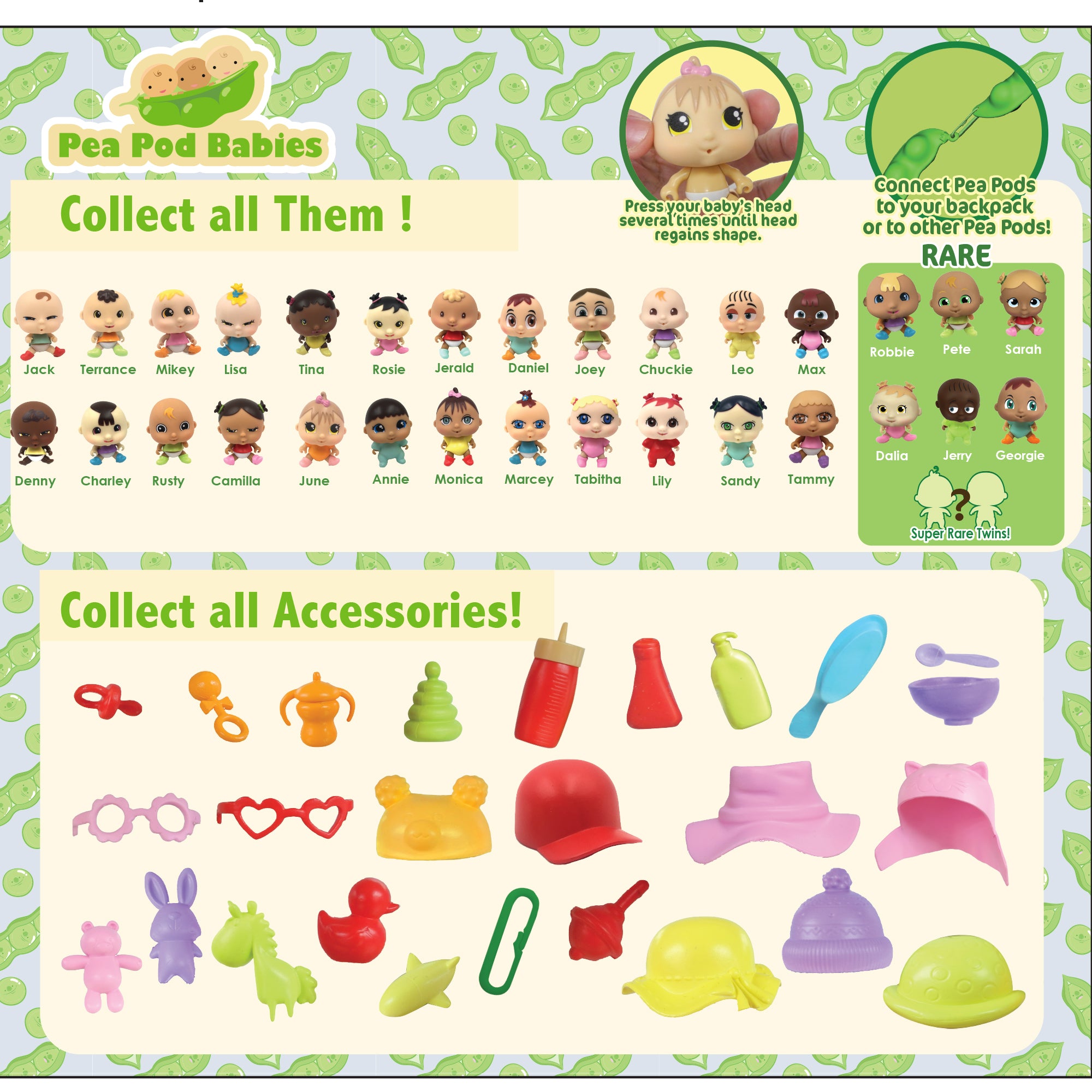 Pea Pod Babies Mystery Surprise 2pk Blind Pack (Colors/Styles May Vary) - Image 4
