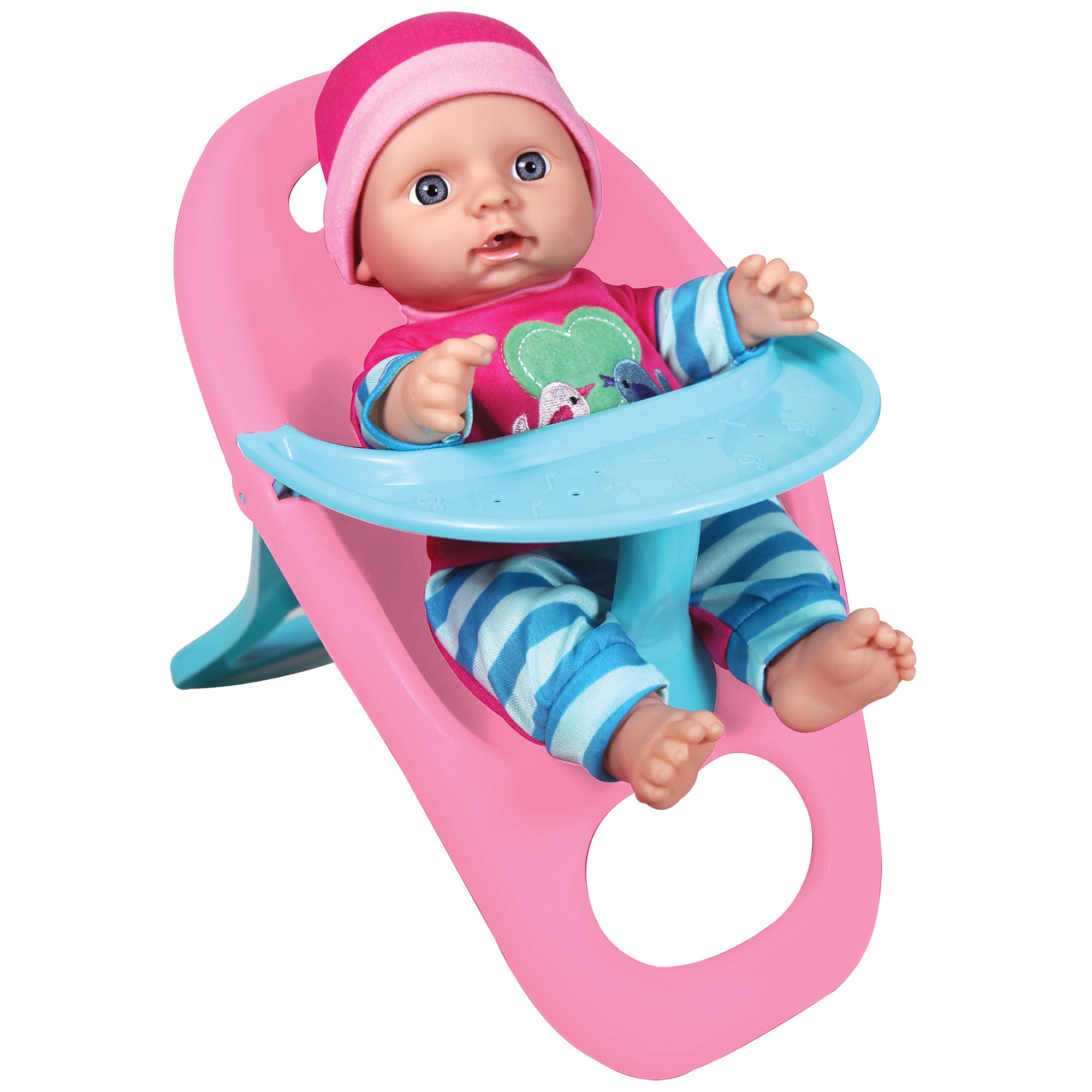 Alternative view of Charming Tots 12" Baby Doll Playset with Bunk Bed and High Chair - Multicolor