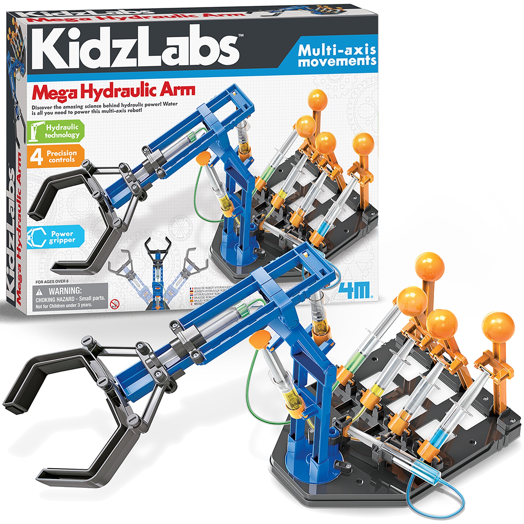 KidzLabs Mega Hydraulic Arm Engineering Science Kit