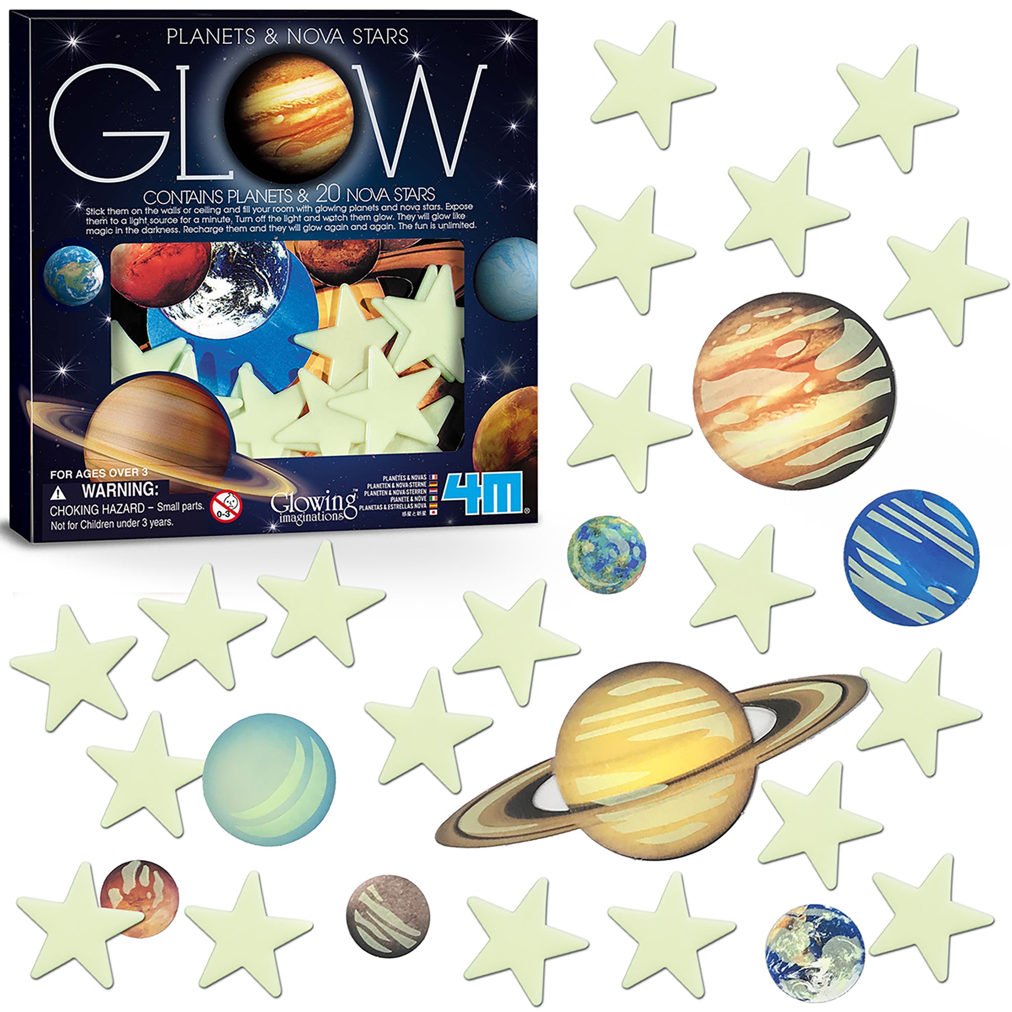 Cosmic Glow: Planets & Nova Star Bedroom Galaxy Kit