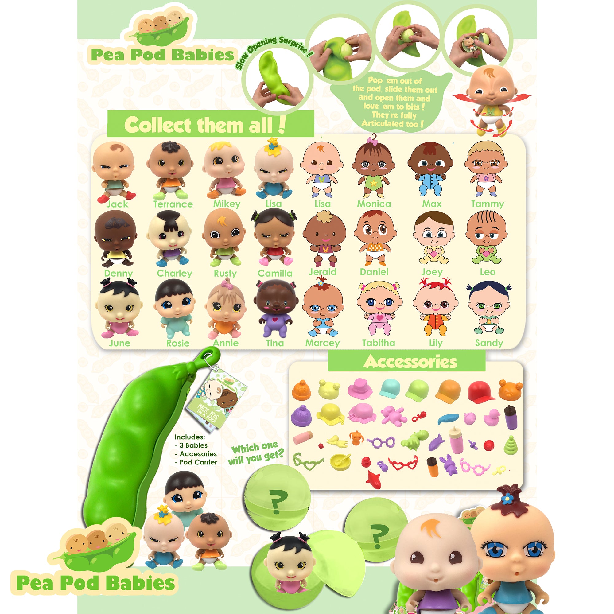 Pea Pod Babies Mystery Surprise 2pk Blind Pack (Colors/Styles May Vary) - Image 3
