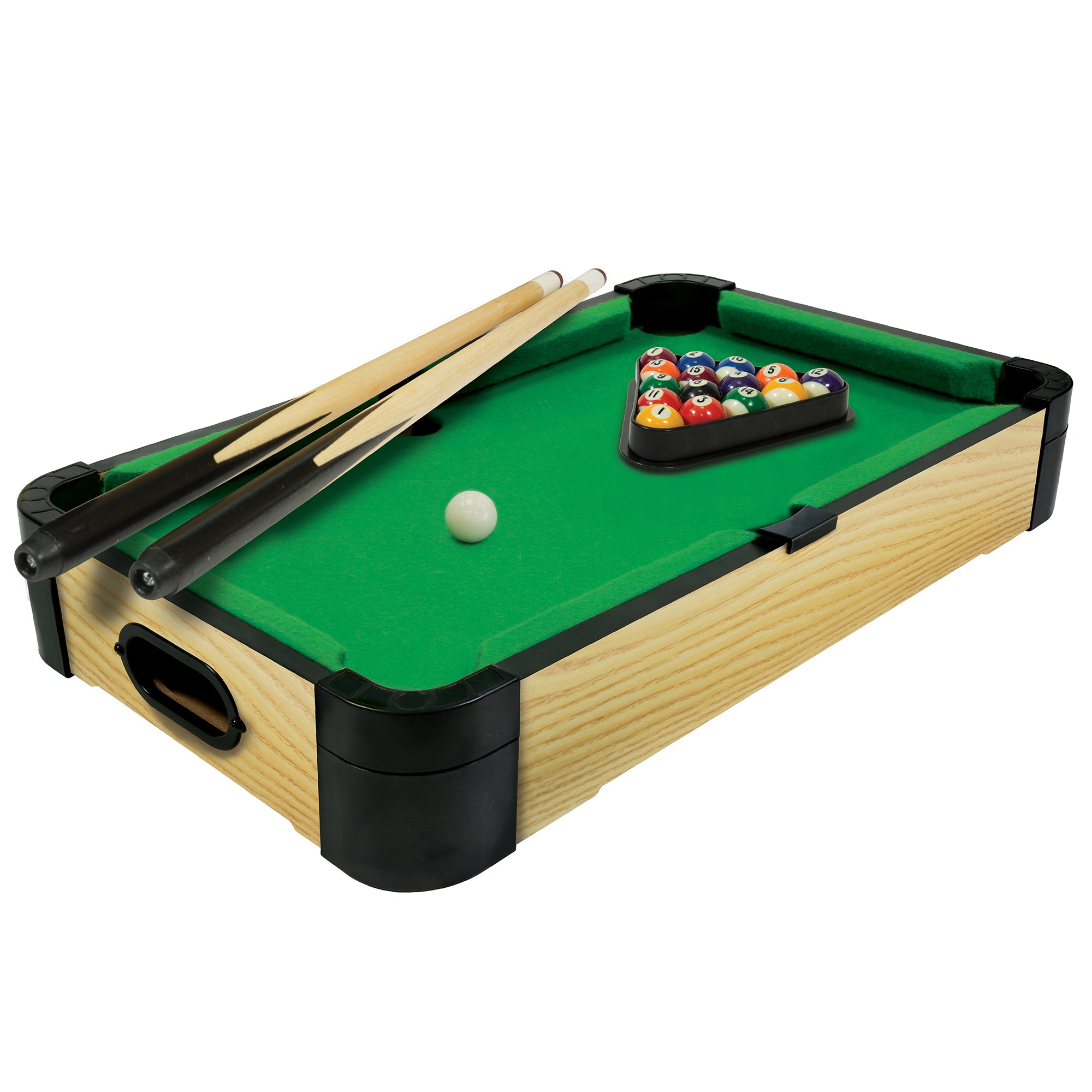 Mini Tabletop Pool Set - Classic 20-inch Billiards Game - Image 2